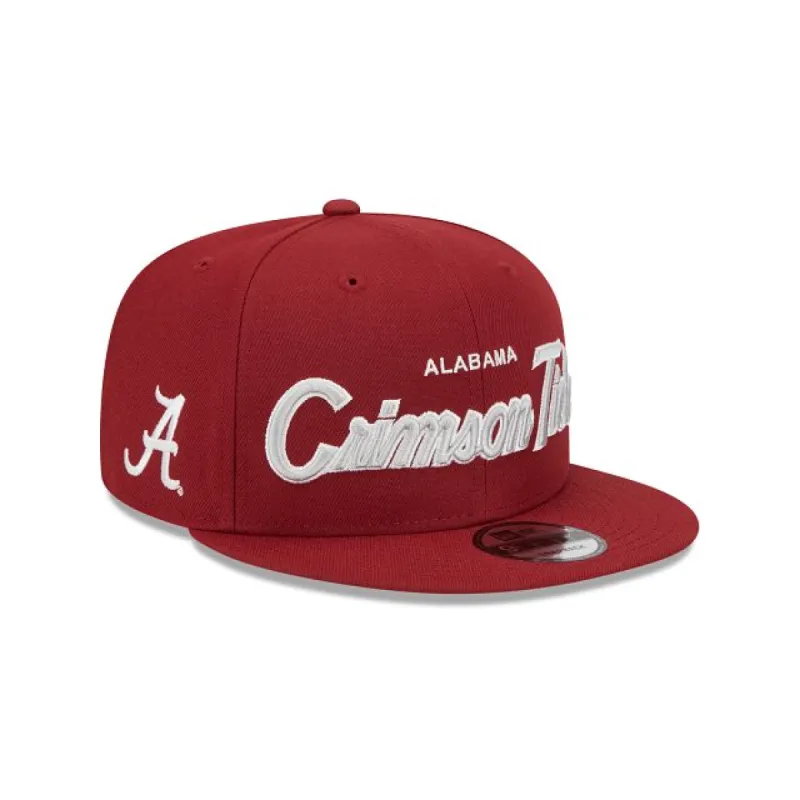 Alabama Crimson Tide Script 9FIFTY Snapback Hat sold by New Era