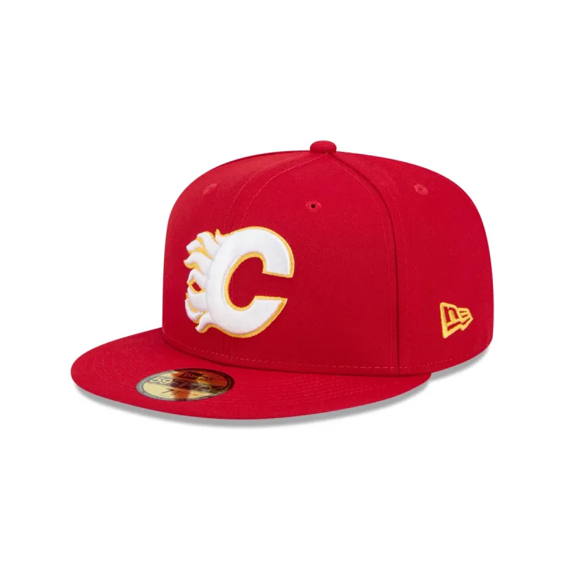 Calgary Flames Team 59FIFTY Fitted Hat sold by New Era
