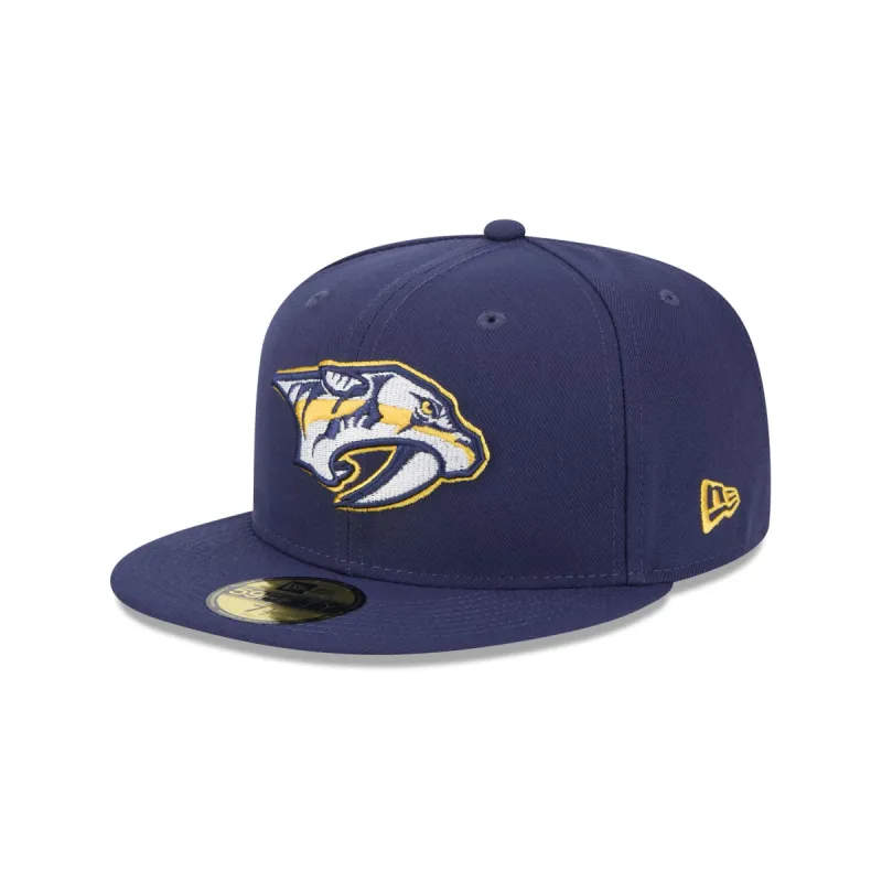 Nashville Predators Team 59FIFTY Fitted Hat made by New Era