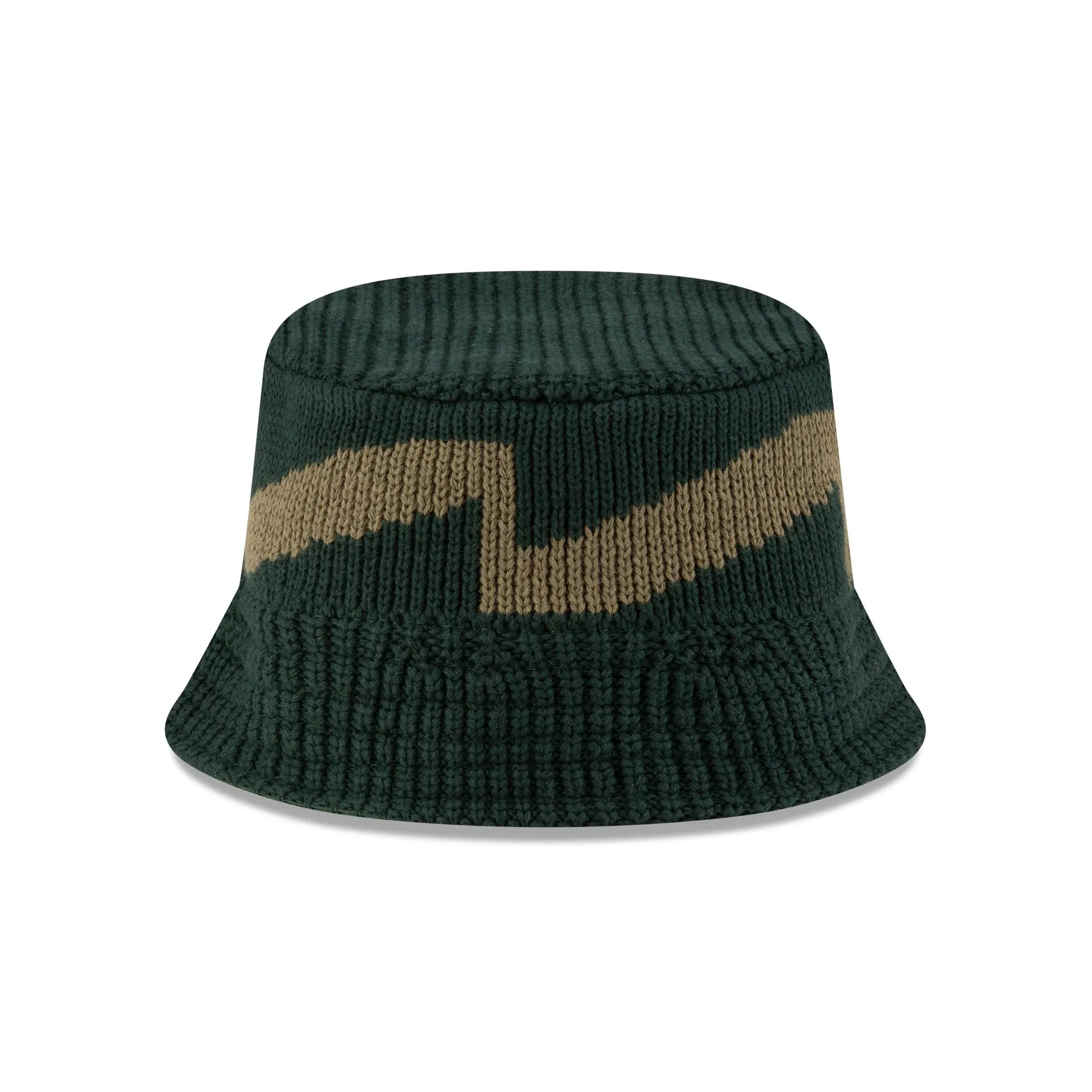 New Era Cap Knit Hat Pattern Dark Green Bucket Hat sold by New Era product image thumbnail 2