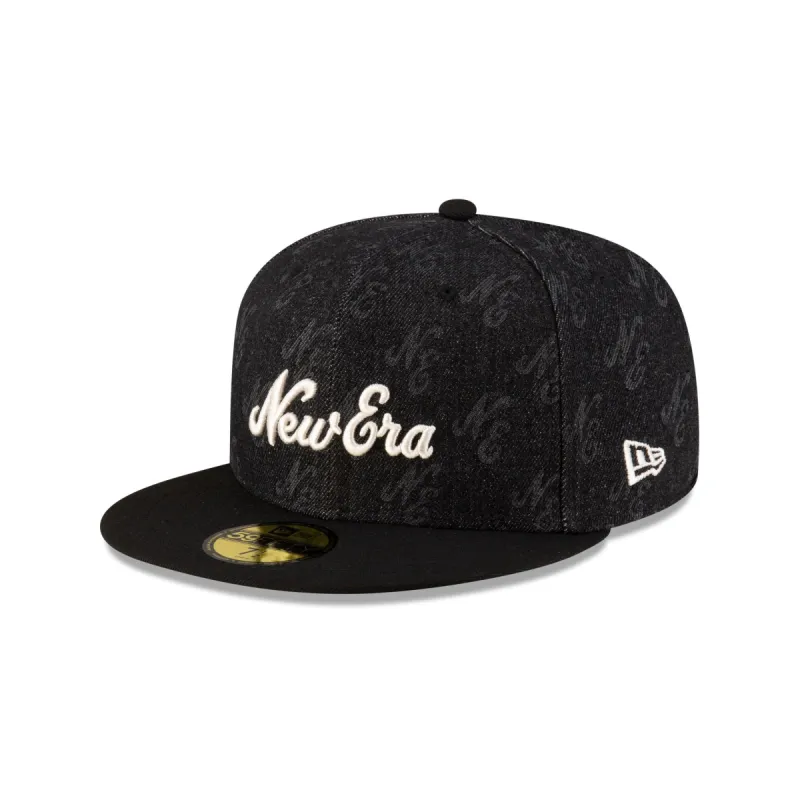 New Era Cap Laser Burn Out Black 59FIFTY Fitted Hat sold by New Era