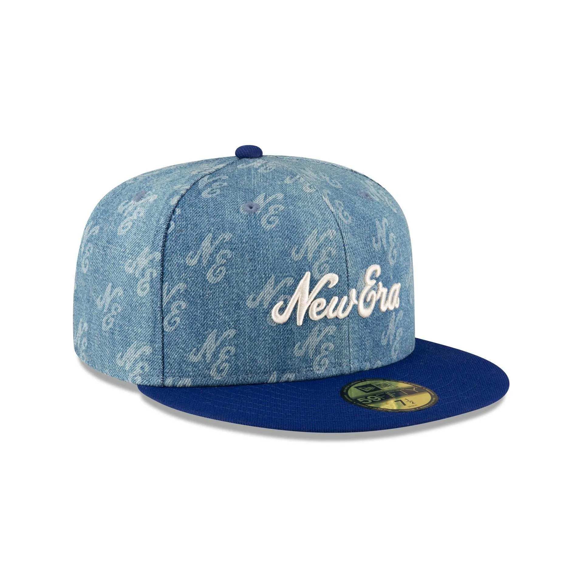 New Era Cap Laser Burn Out Denim 59FIFTY Fitted Hat sold by New Era product image thumbnail 3