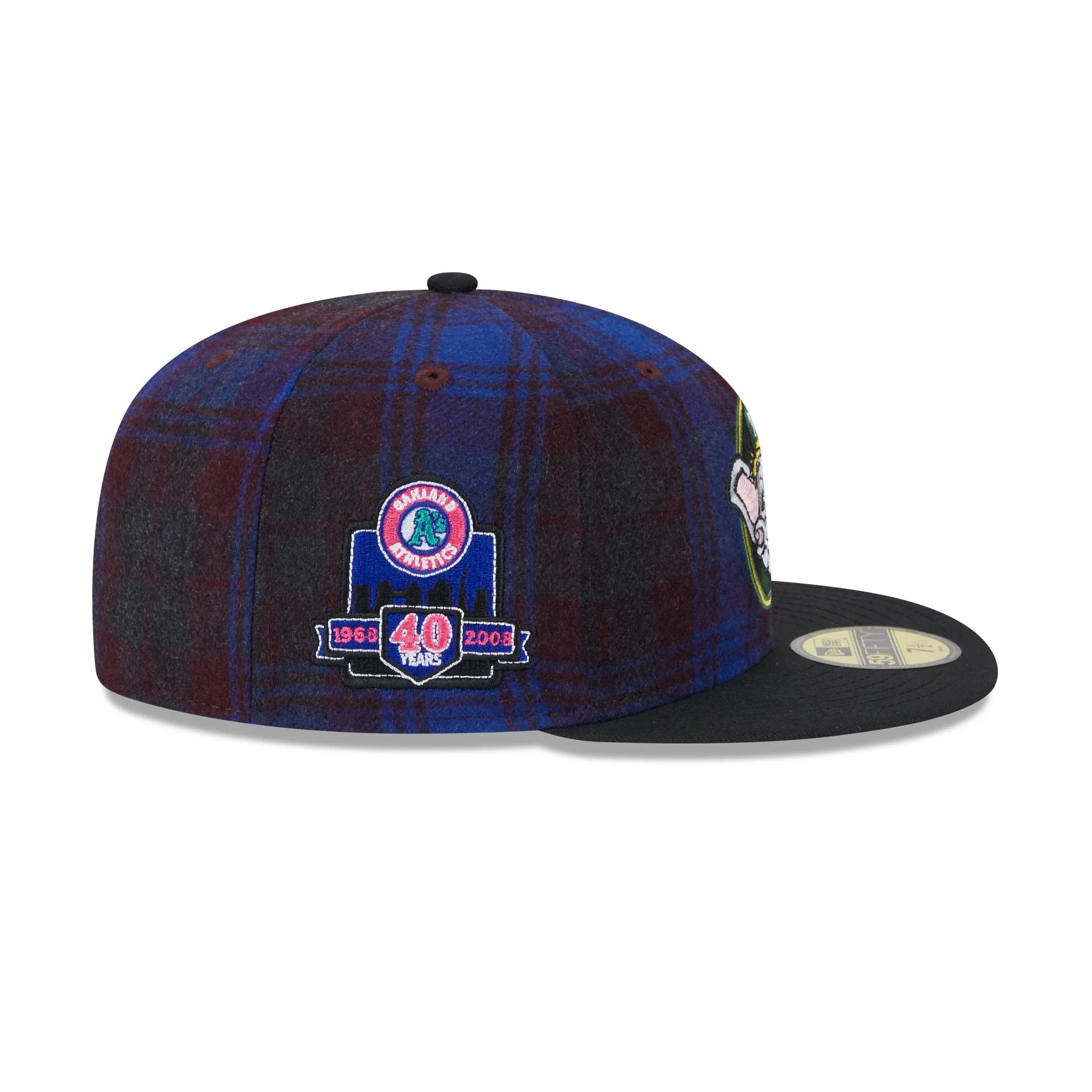 Oakland Athletics Mascot Plaid 59FIFTY Fitted Hat sold by New Era product image thumbnail 4