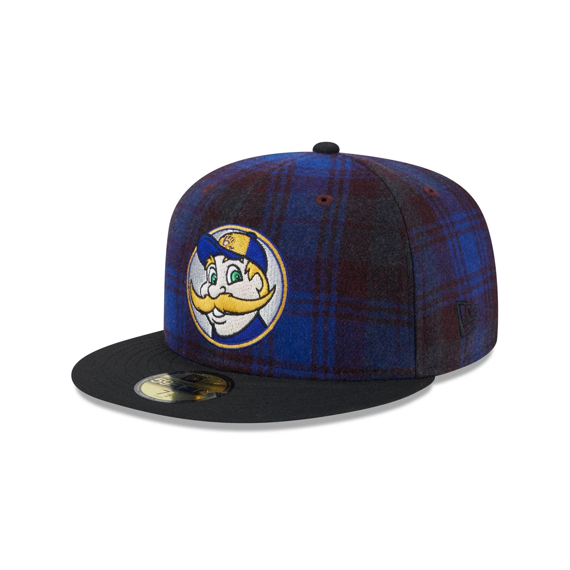 Milwaukee Brewers Mascot Plaid 59FIFTY Fitted Hat sold by New Era product image thumbnail 3