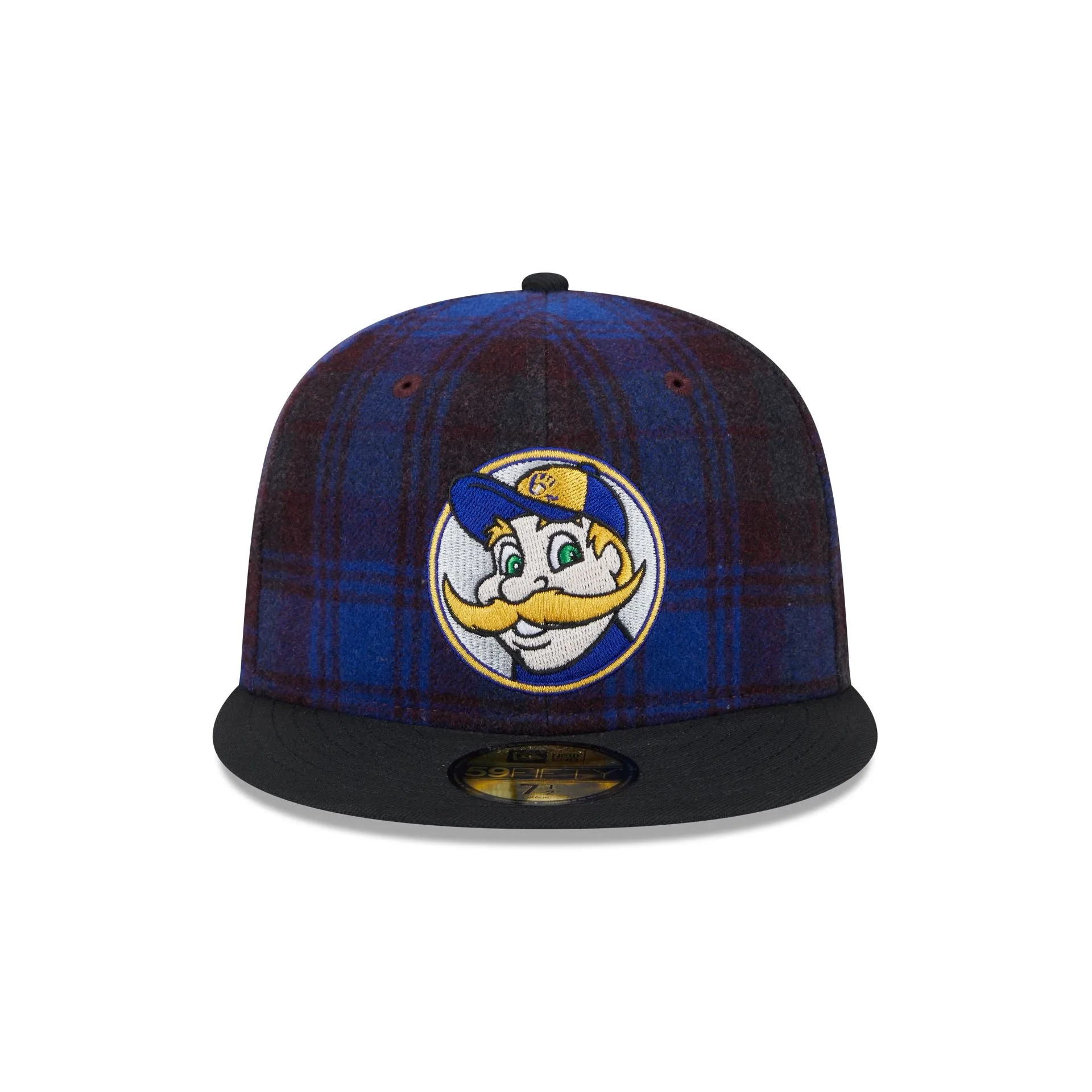 Milwaukee Brewers Mascot Plaid 59FIFTY Fitted Hat sold by New Era product image thumbnail 2