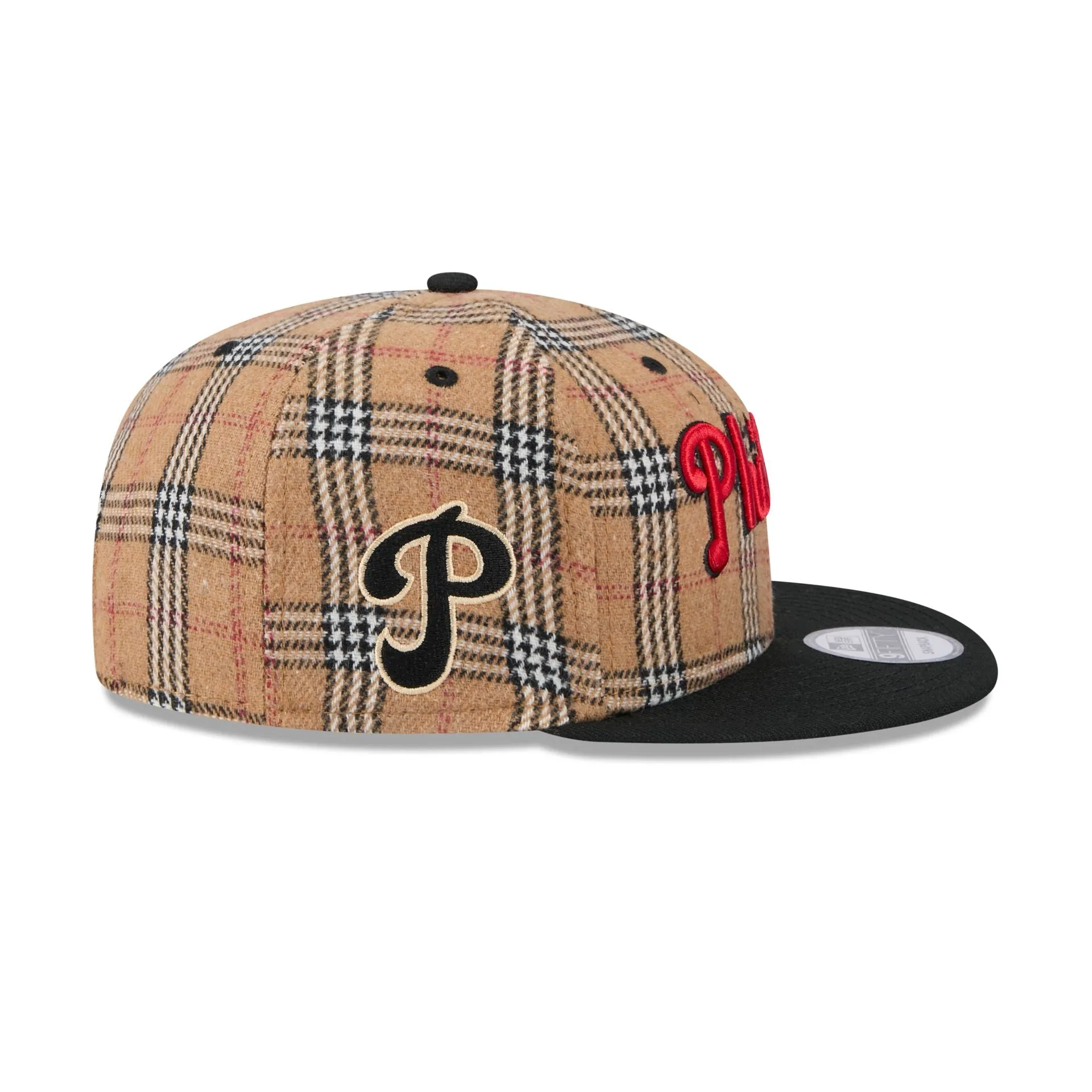 Philadelphia Phillies Tan Tartan 9FIFTY Snapback Hat sold by New Era product image thumbnail 4