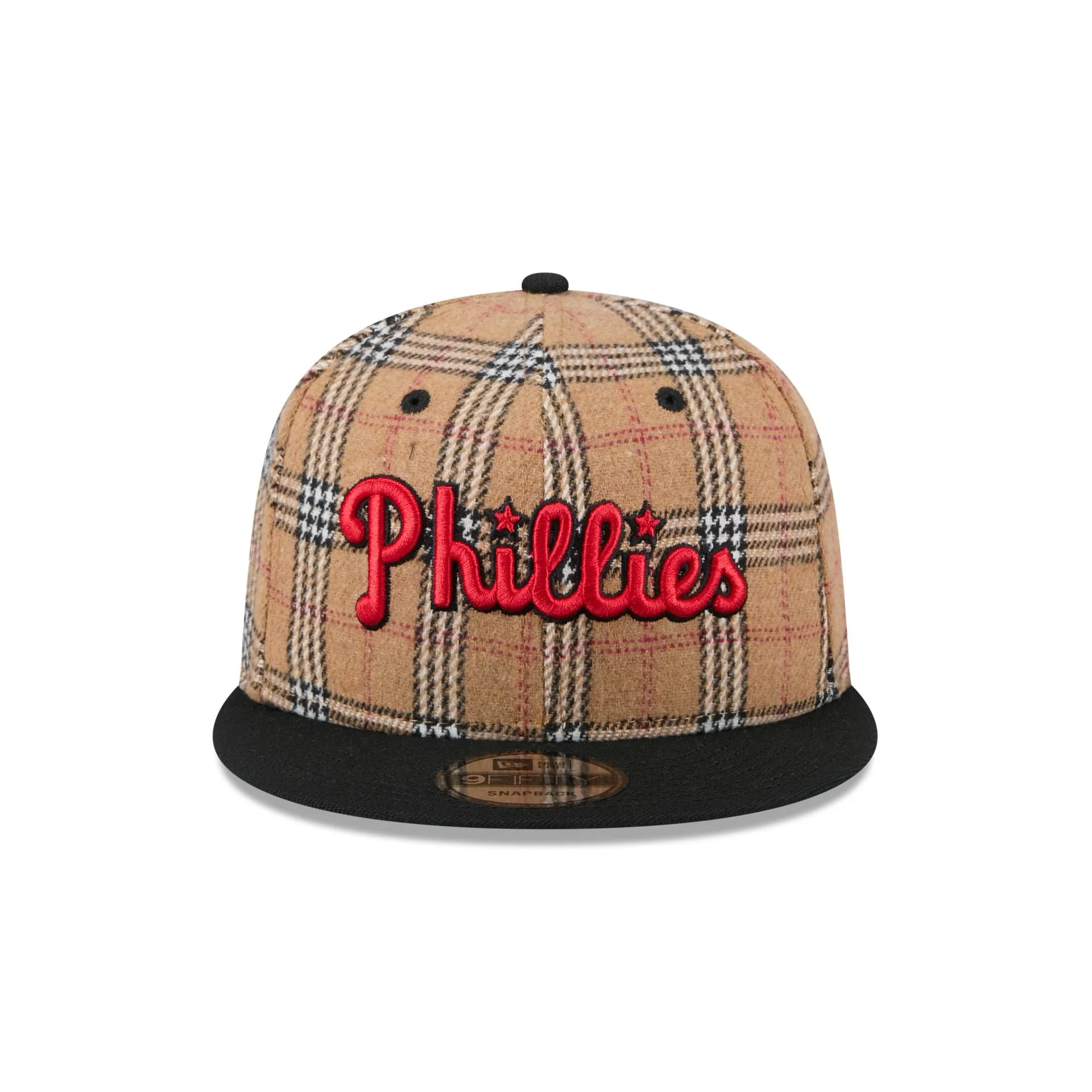 Philadelphia Phillies Tan Tartan 9FIFTY Snapback Hat sold by New Era product image thumbnail 2