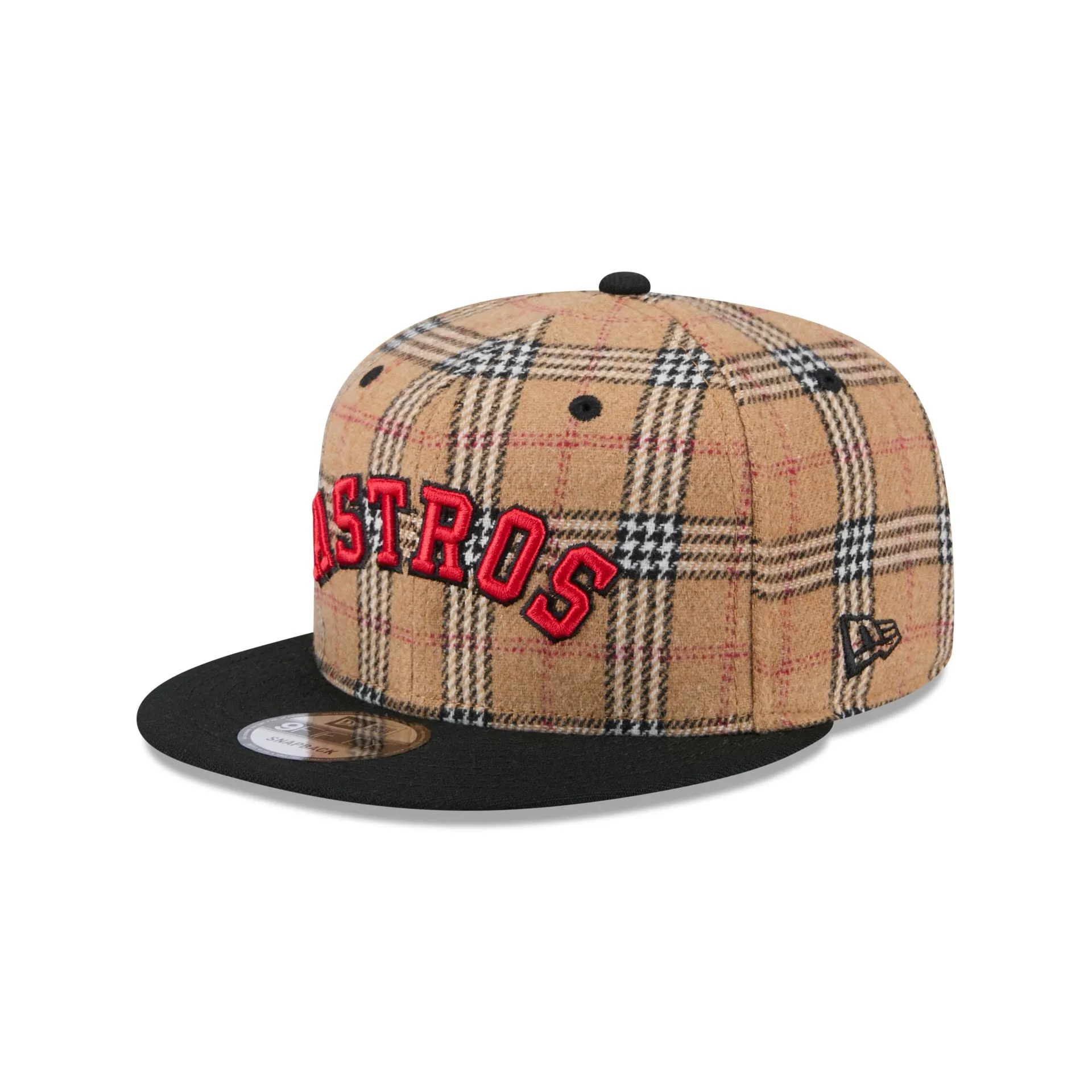 Houston Astros Tan Tartan 9FIFTY Snapback Hat sold by New Era product image thumbnail 3