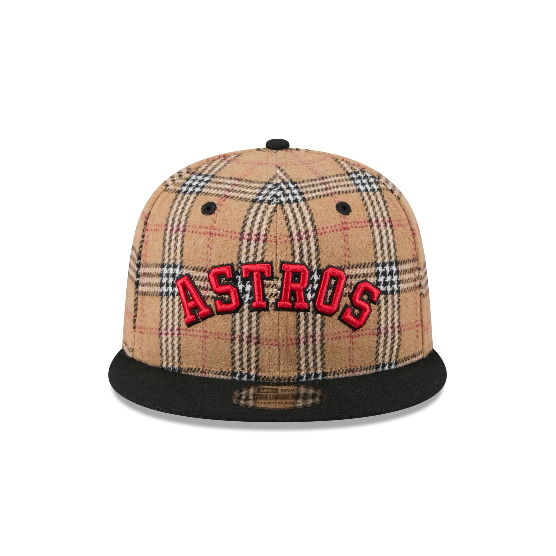 Houston Astros Tan Tartan 9FIFTY Snapback Hat sold by New Era product image thumbnail 2