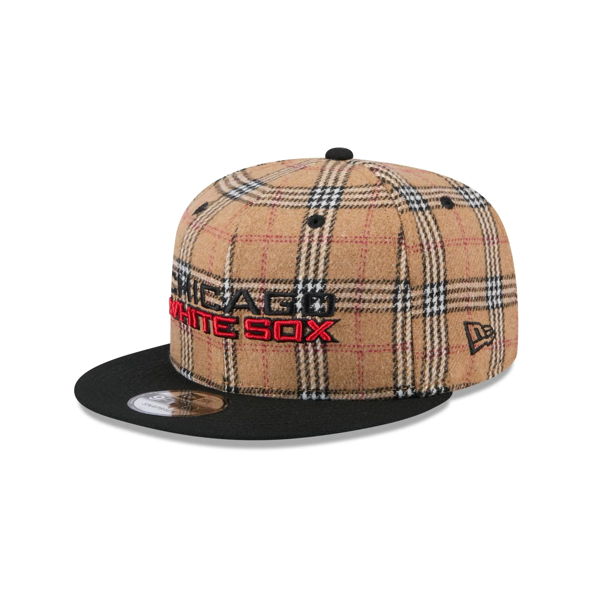 Chicago White Sox Tan Tartan 9FIFTY Snapback Hat sold by New Era product image thumbnail 3