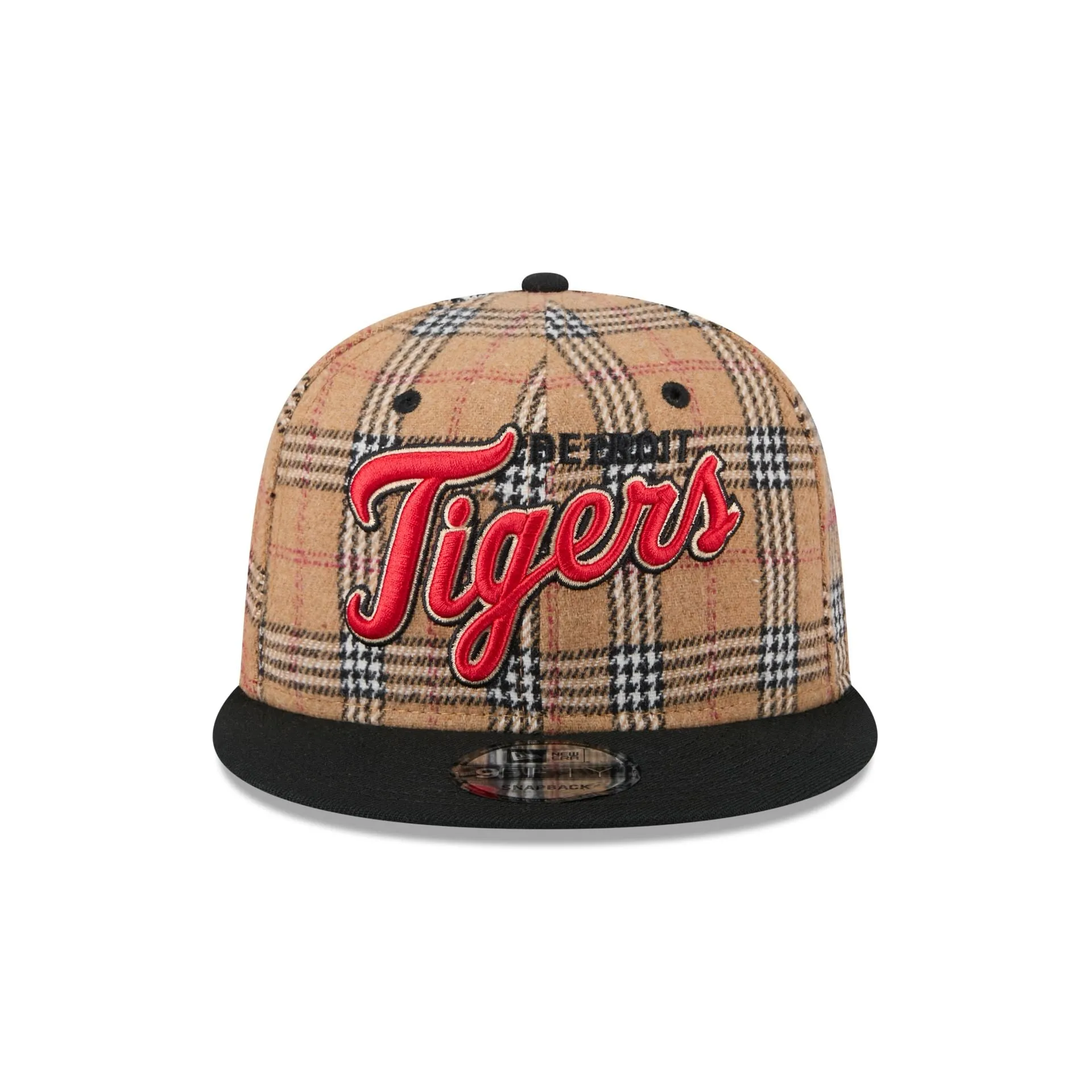 Detroit Tigers Tan Tartan 9FIFTY Snapback Hat sold by New Era product image thumbnail 2