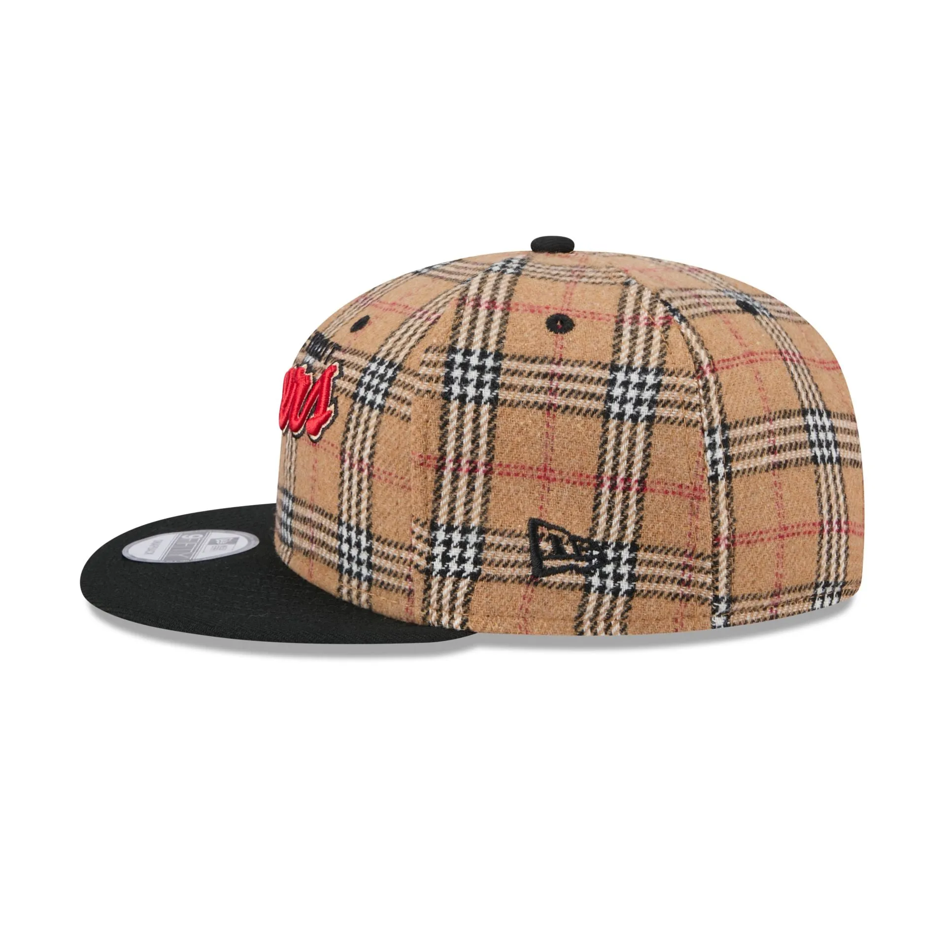 Detroit Tigers Tan Tartan 9FIFTY Snapback Hat sold by New Era product image thumbnail 5