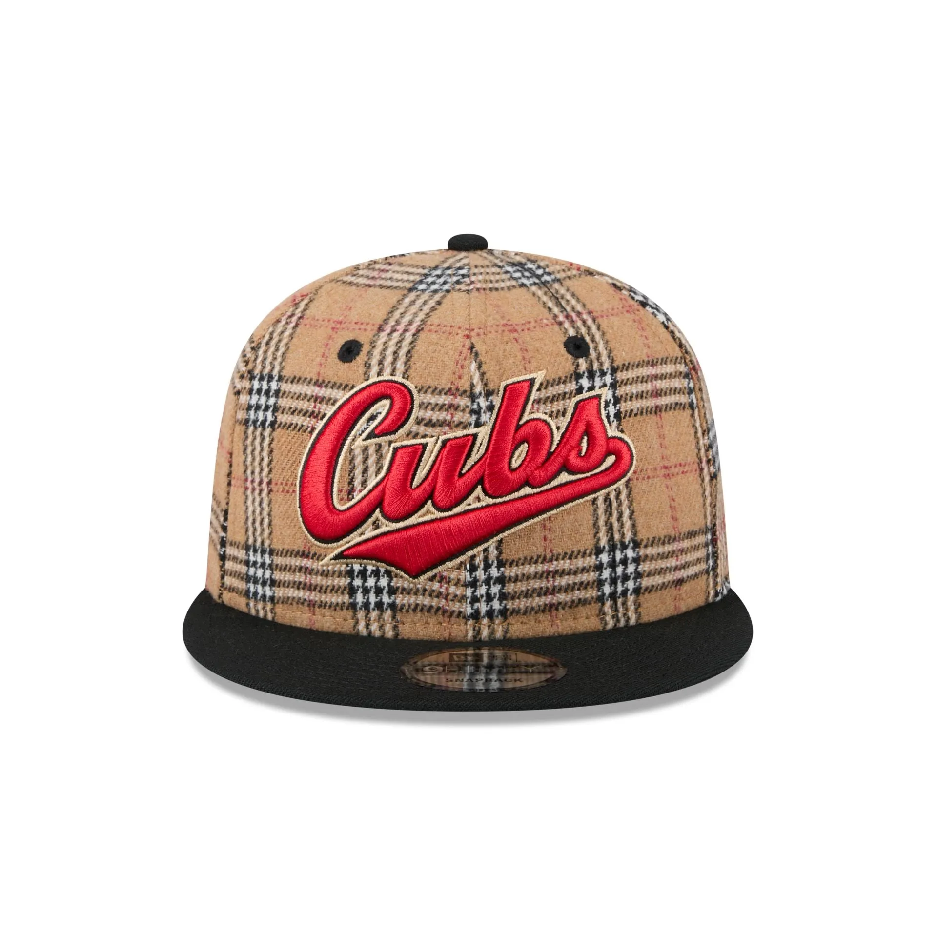 Chicago Cubs Tan Tartan 9FIFTY Snapback Hat sold by New Era product image thumbnail 2