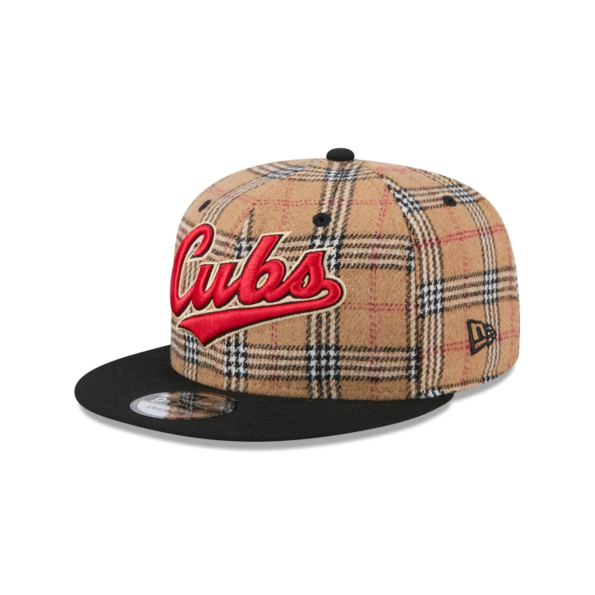 Chicago Cubs Tan Tartan 9FIFTY Snapback Hat sold by New Era product image thumbnail 3