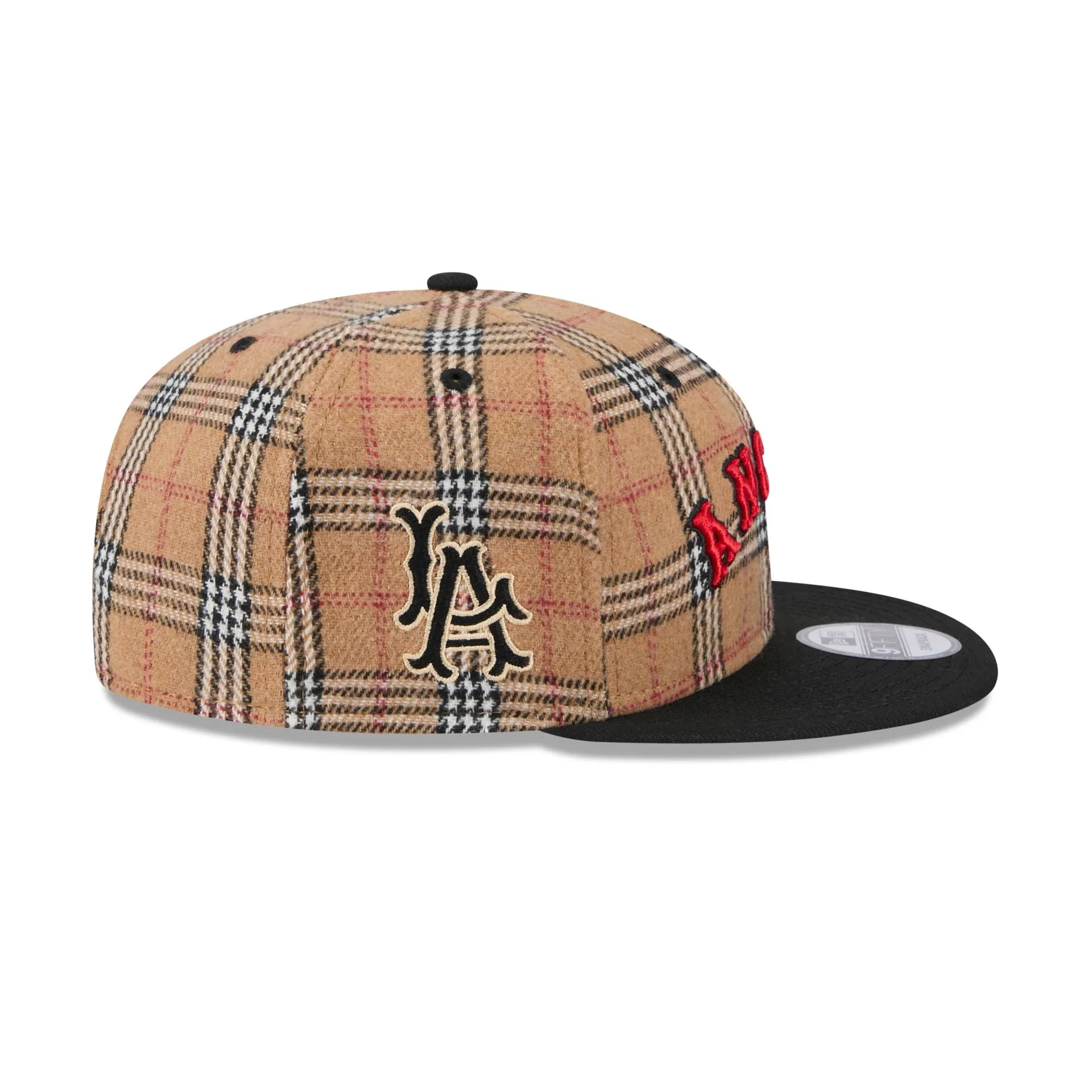 Los Angeles Angels Tan Tartan 9FIFTY Snapback Hat sold by New Era product image thumbnail 4