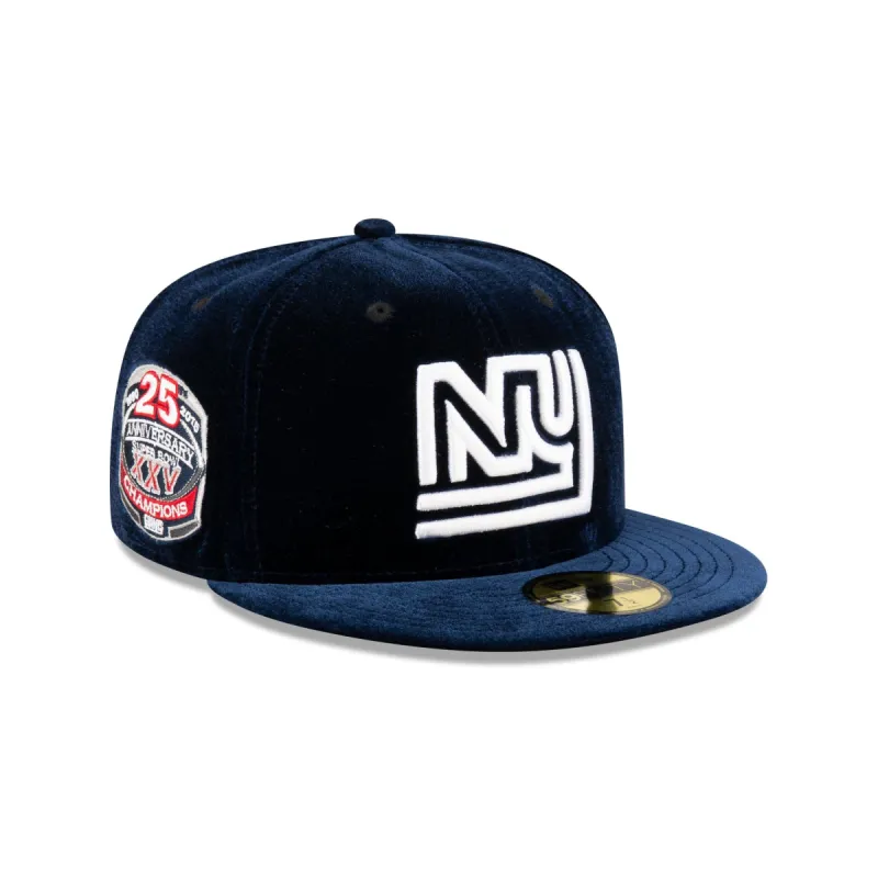 Just Caps Velvet Historic New York Giants 59FIFTY Fitted Hat sold by New Era