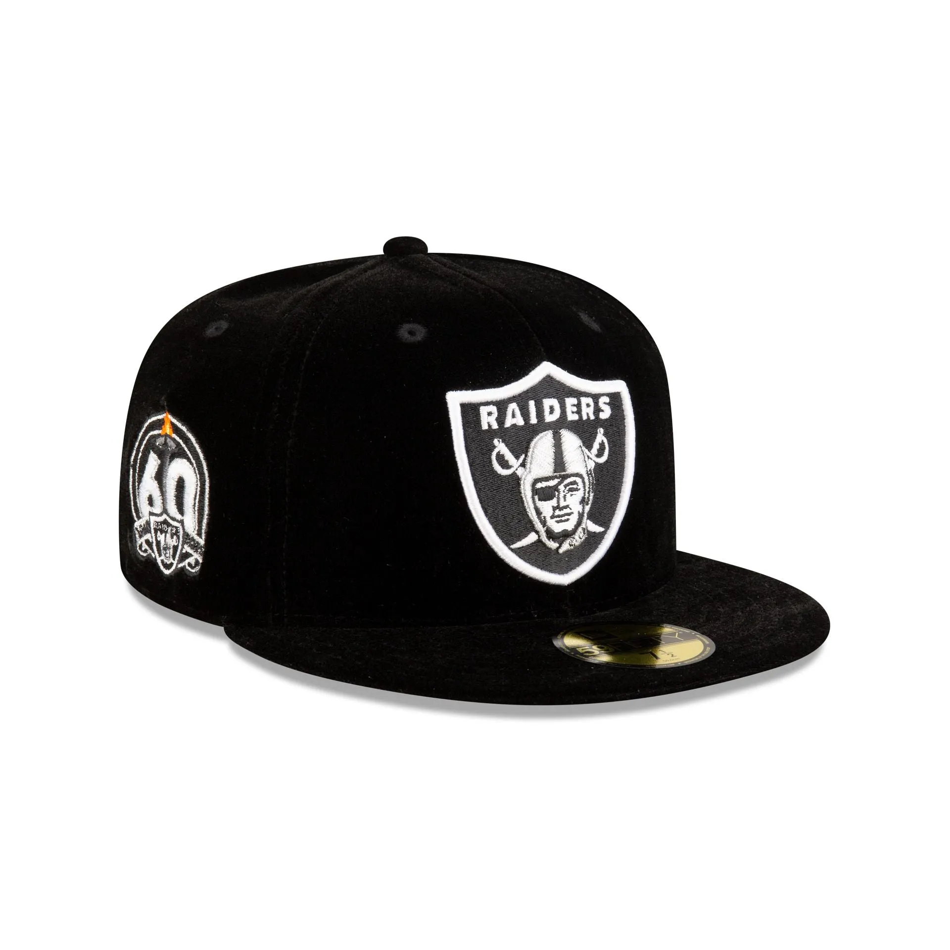 Just Caps Velvet Historic Las Vegas Raiders 59FIFTY Fitted Hat sold by New Era