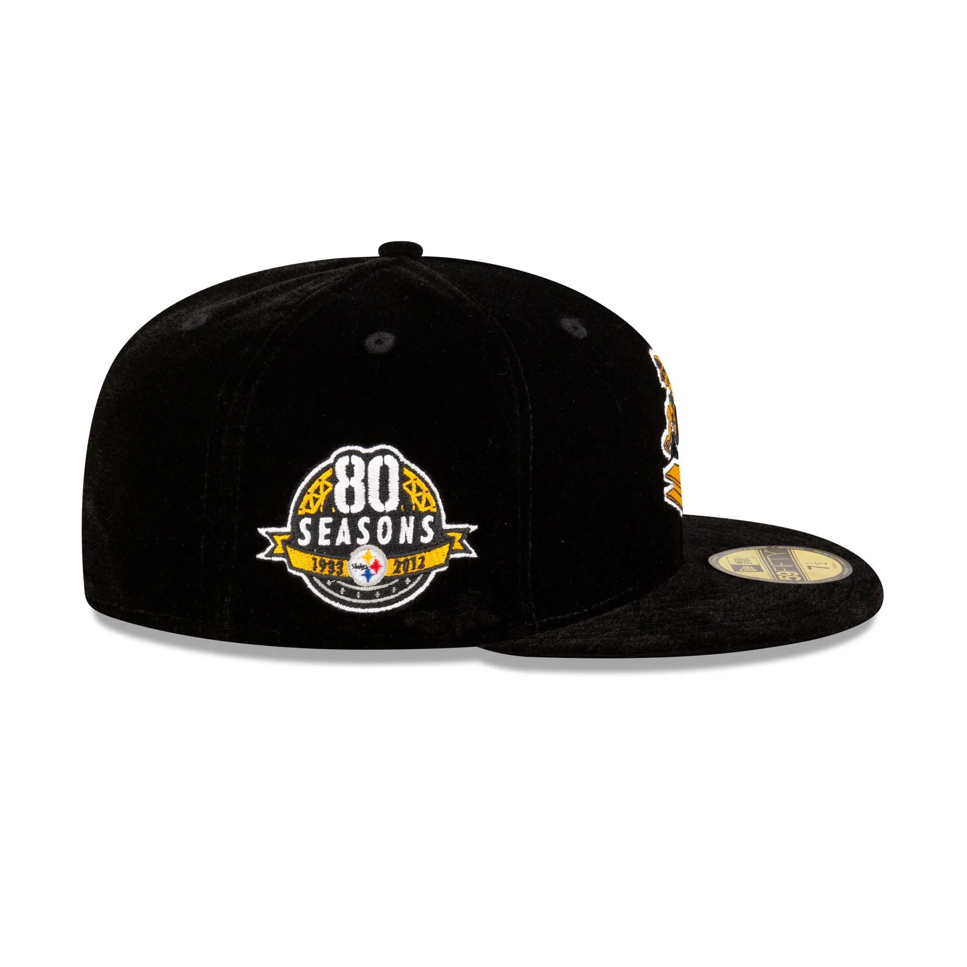 Just Caps Velvet Historic Pittsburgh Steelers 59FIFTY Fitted Hat sold by New Era product image thumbnail 4