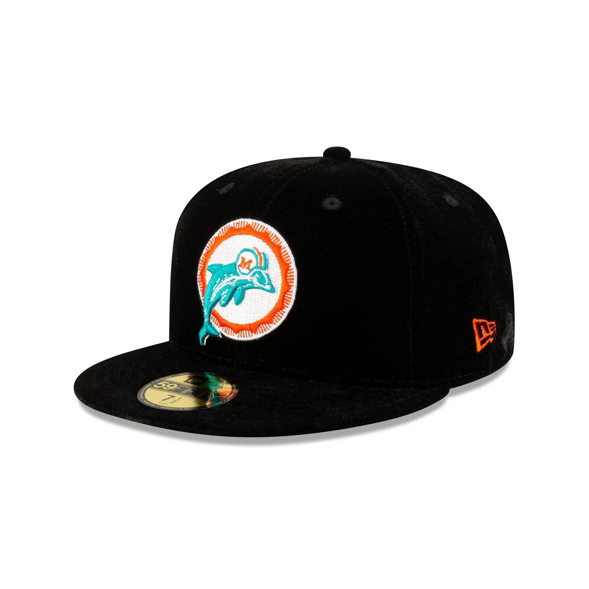 Just Caps Velvet Historic Miami Dolphins 59FIFTY Fitted Hat sold by New Era product image thumbnail 3