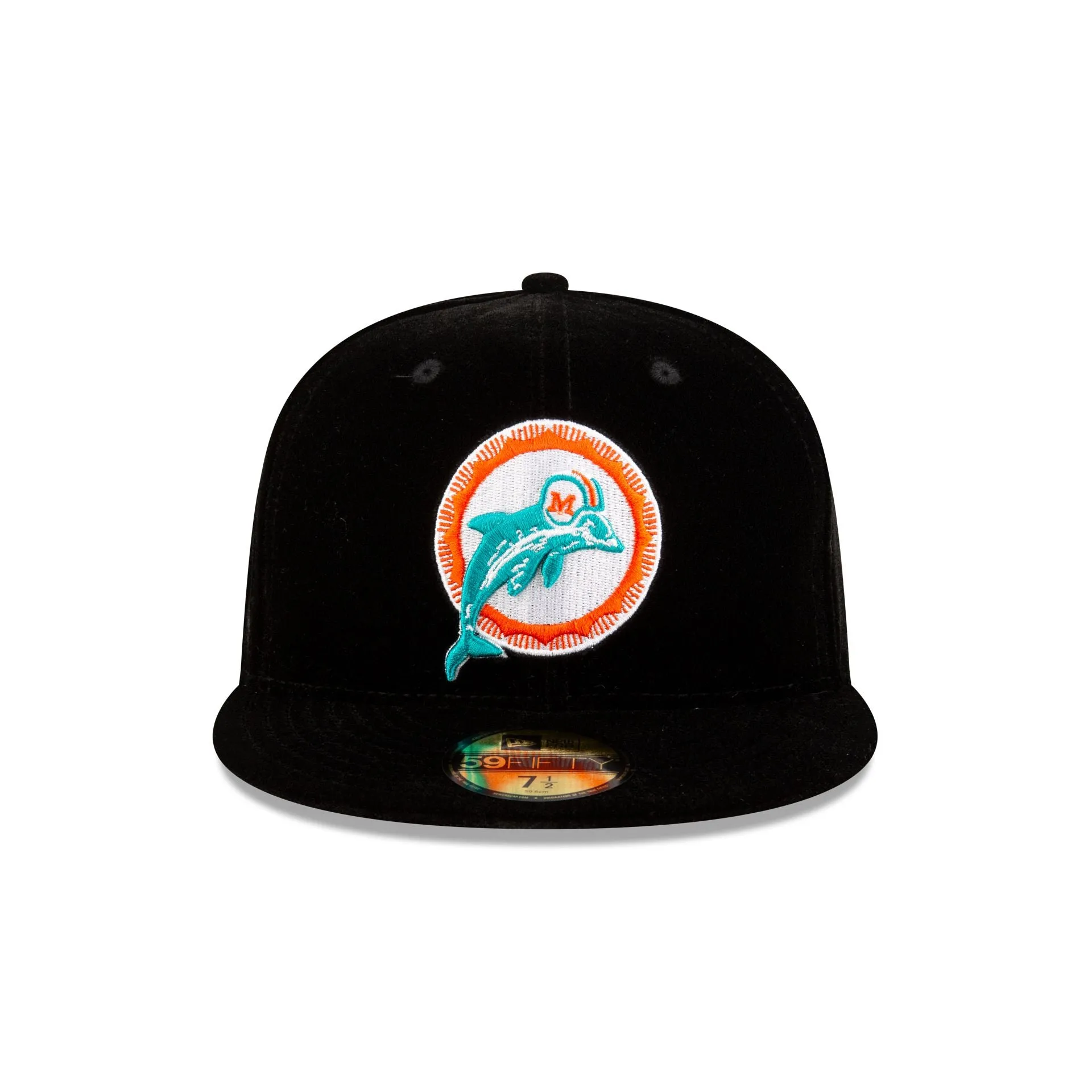Just Caps Velvet Historic Miami Dolphins 59FIFTY Fitted Hat sold by New Era product image thumbnail 2