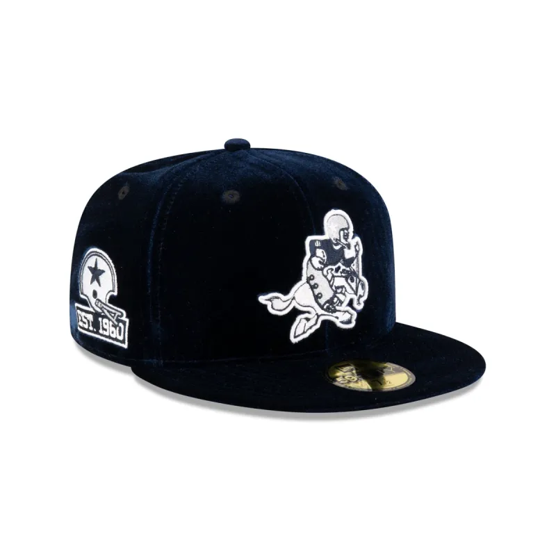 Just Caps Velvet Historic Dallas Cowboys 59FIFTY Fitted Hat sold by New Era