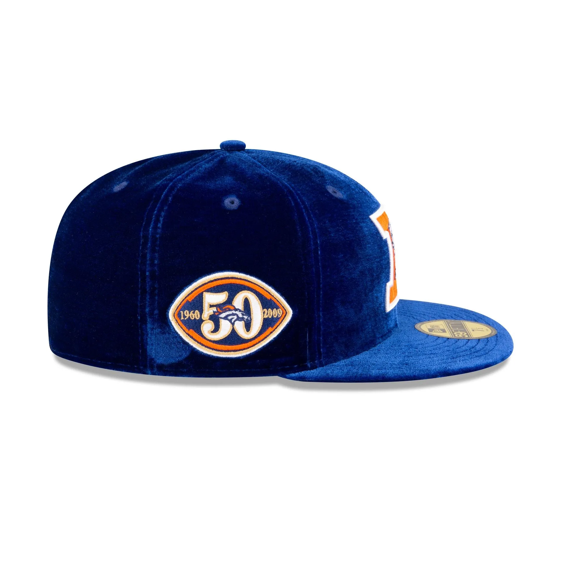 Just Caps Velvet Historic Denver Broncos 59FIFTY Fitted Hat sold by New Era product image thumbnail 4