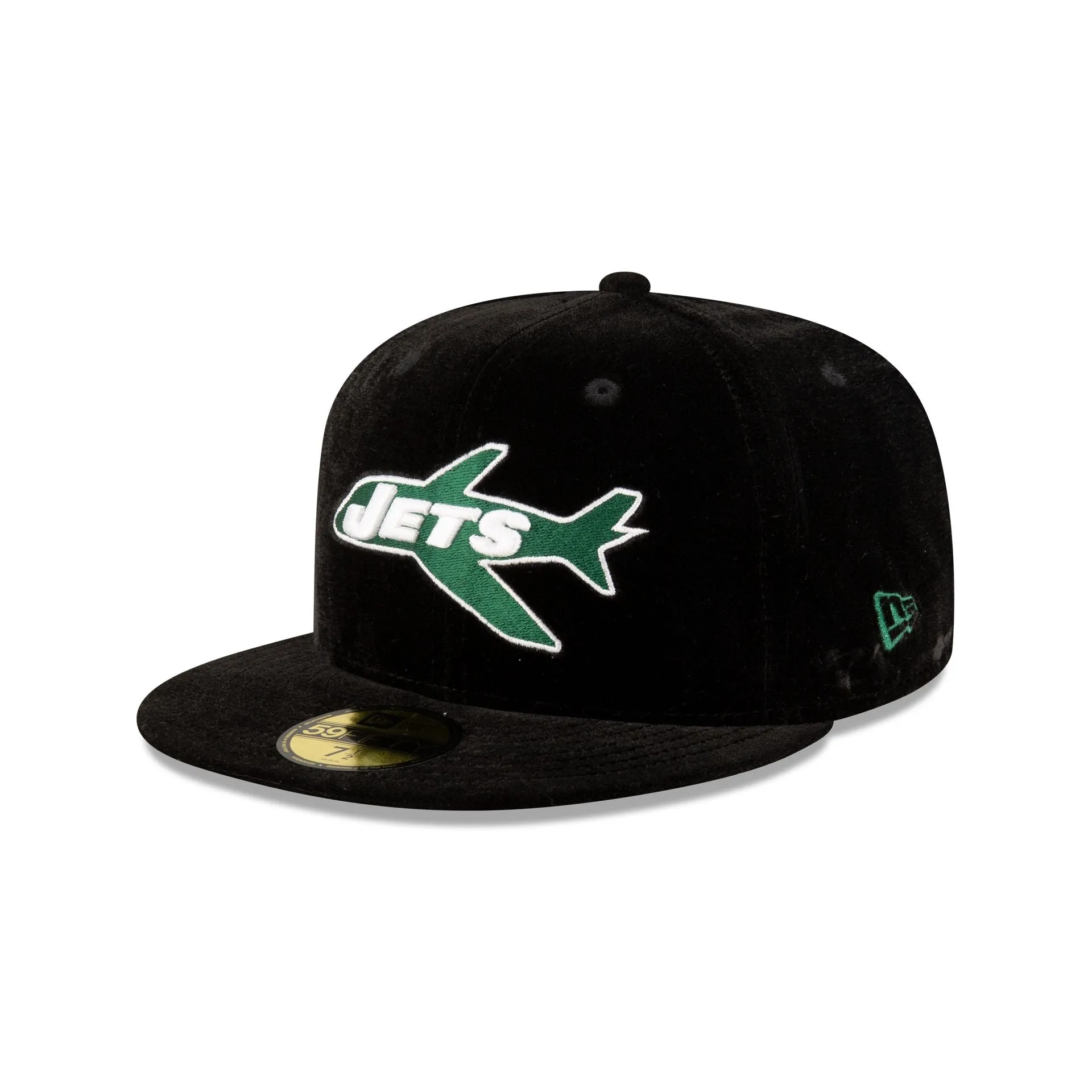 Just Caps Velvet Historic New York Jets 59FIFTY Fitted Hat sold by New Era product image thumbnail 3