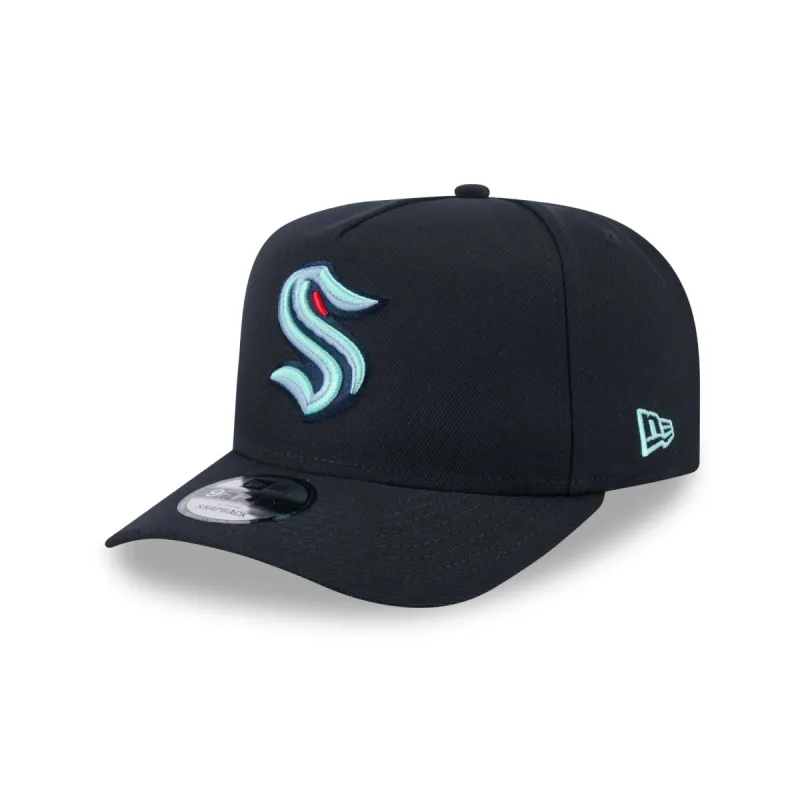 Seattle Kraken Team 9FIFTY A-Frame Snapback Hat sold by New Era