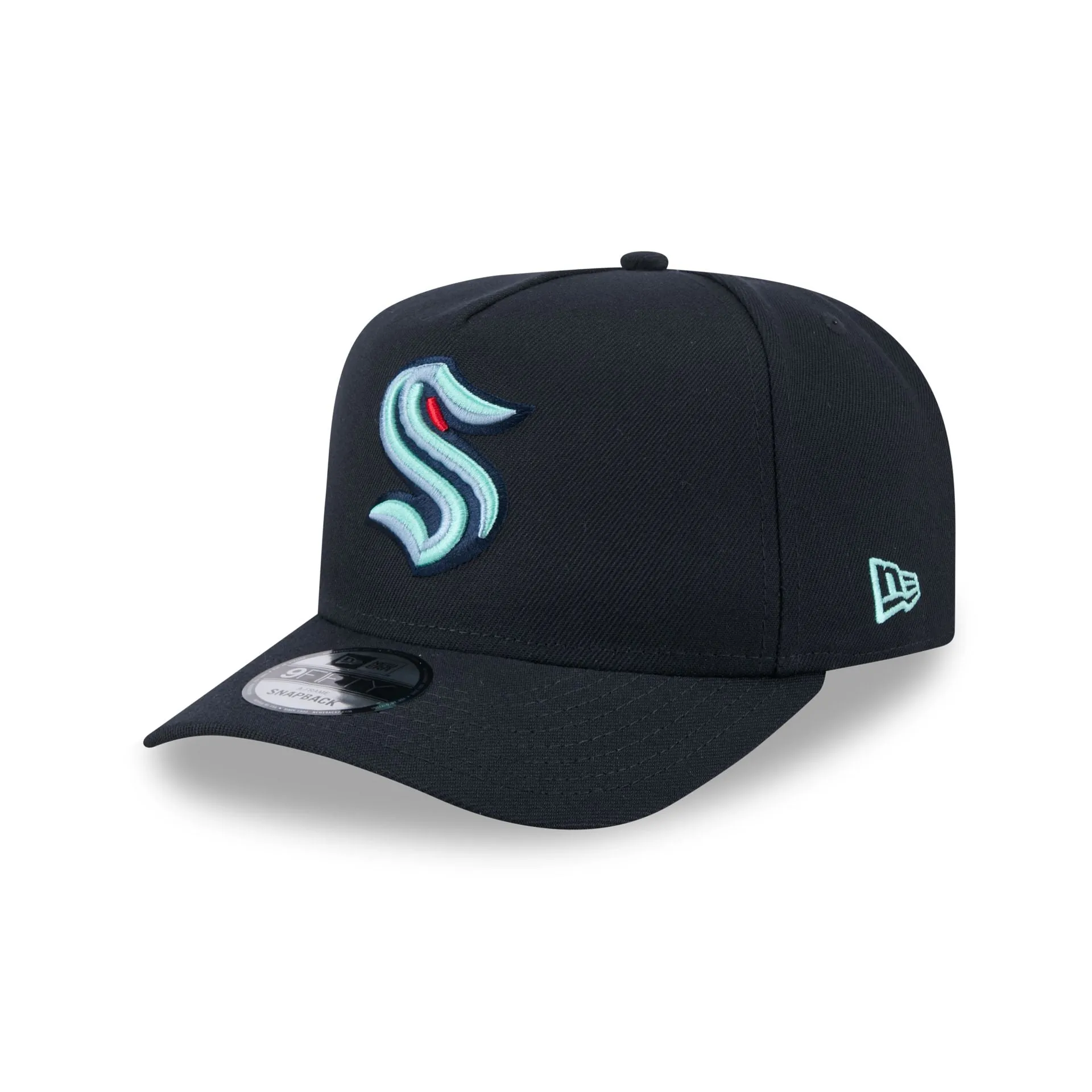 Seattle Kraken Team 9FIFTY A-Frame Snapback Hat sold by New Era