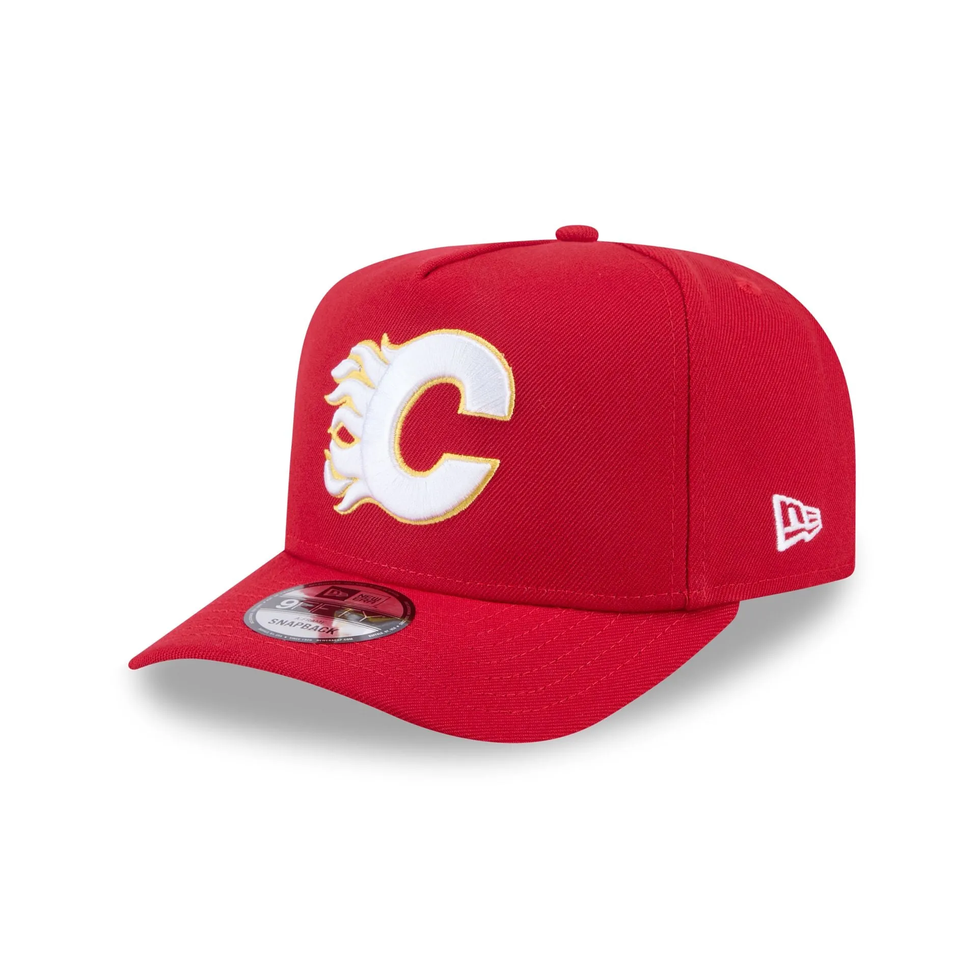 Calgary Flames Team 9FIFTY A-Frame Snapback Hat sold by New Era