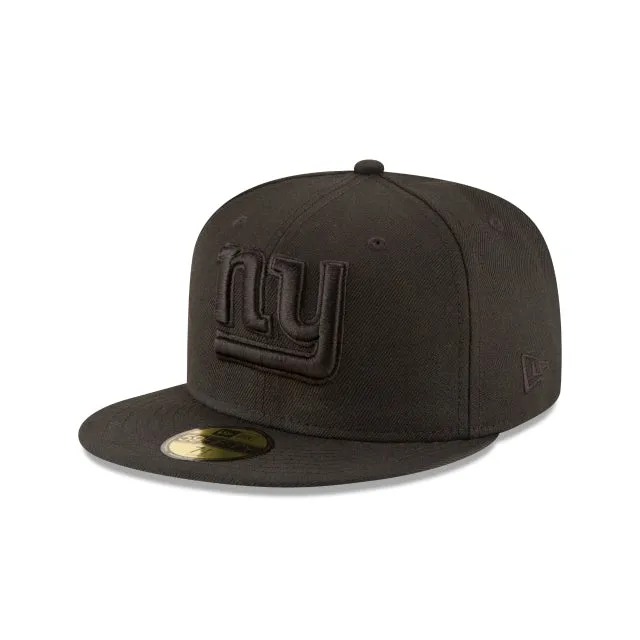 New York Giants Black On Black 59FIFTY Fitted Hat sold by New Era