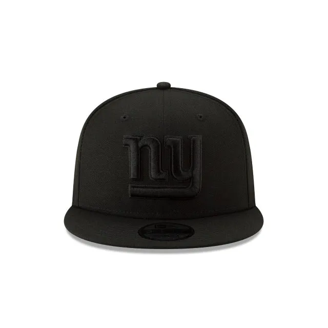 New York Giants Basic Black On Black 9FIFTY Snapback Hat sold by New Era product image thumbnail 2