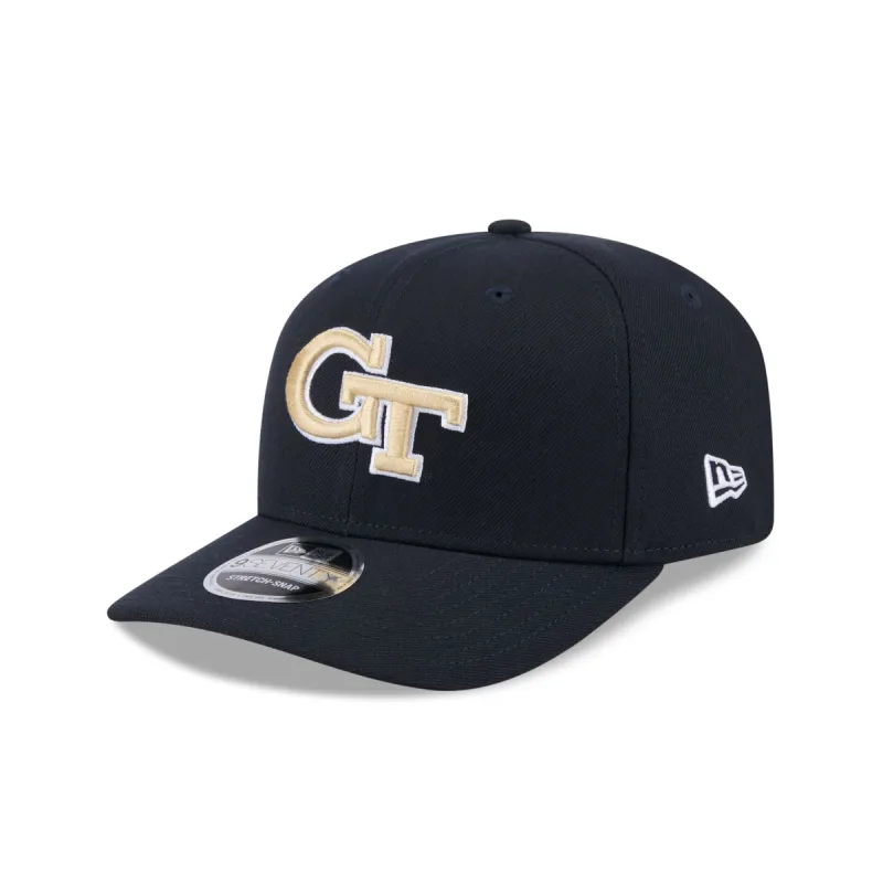 Georgia Tech Yellow Jackets Basic 9SEVENTY Stretch-Snap Hat made by New Era