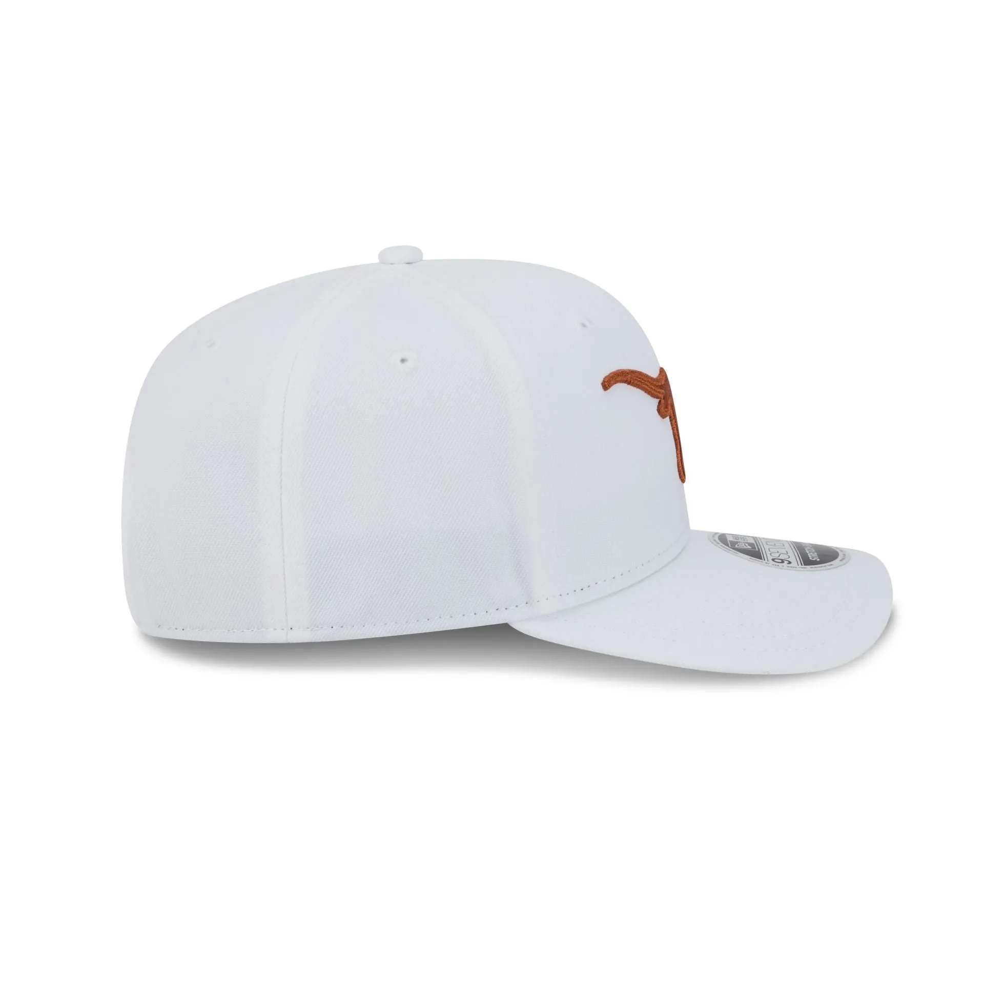 Texas Longhorns Basic White 9SEVENTY Stretch-Snap Hat sold by New Era product image thumbnail 5