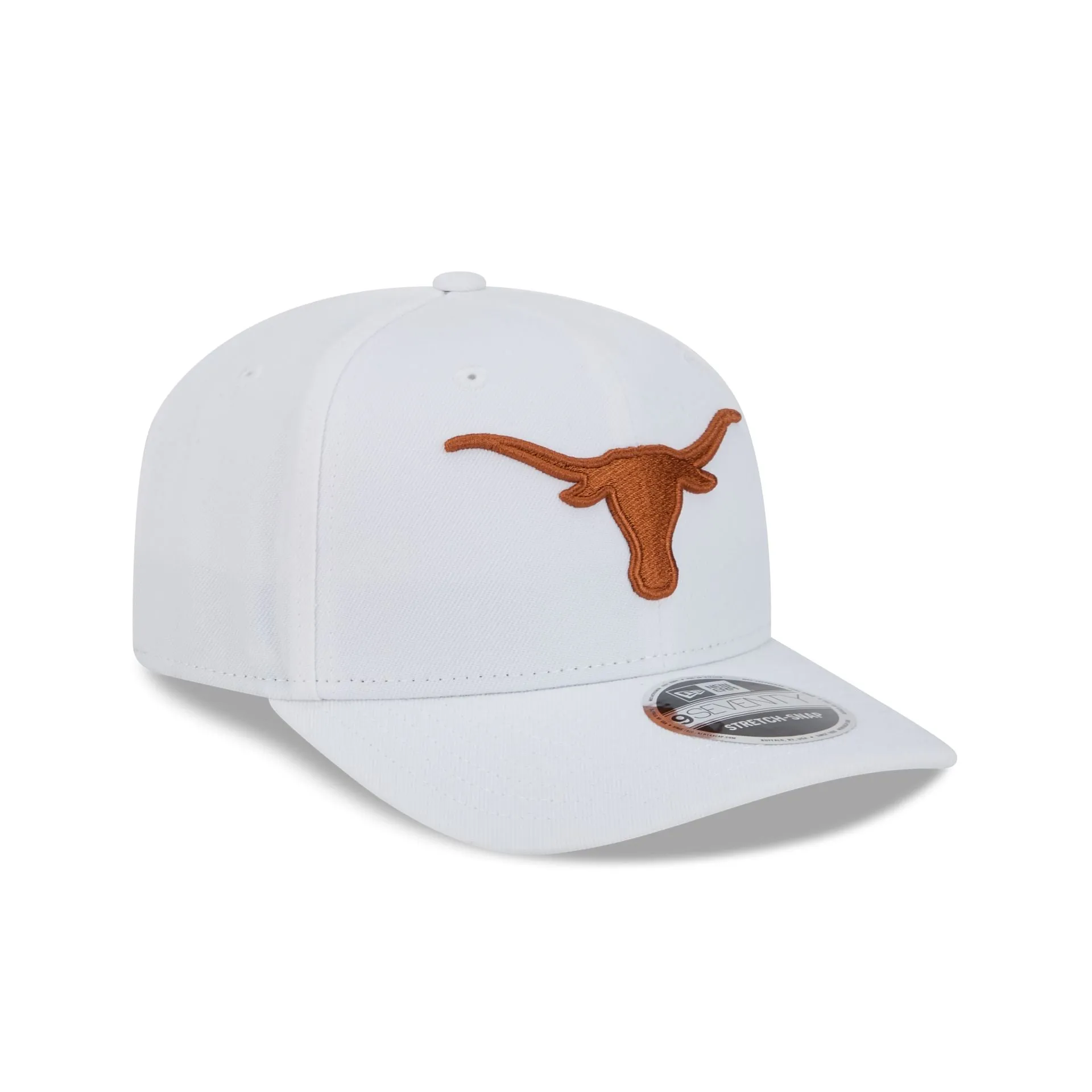 Texas Longhorns Basic White 9SEVENTY Stretch-Snap Hat sold by New Era product image thumbnail 3