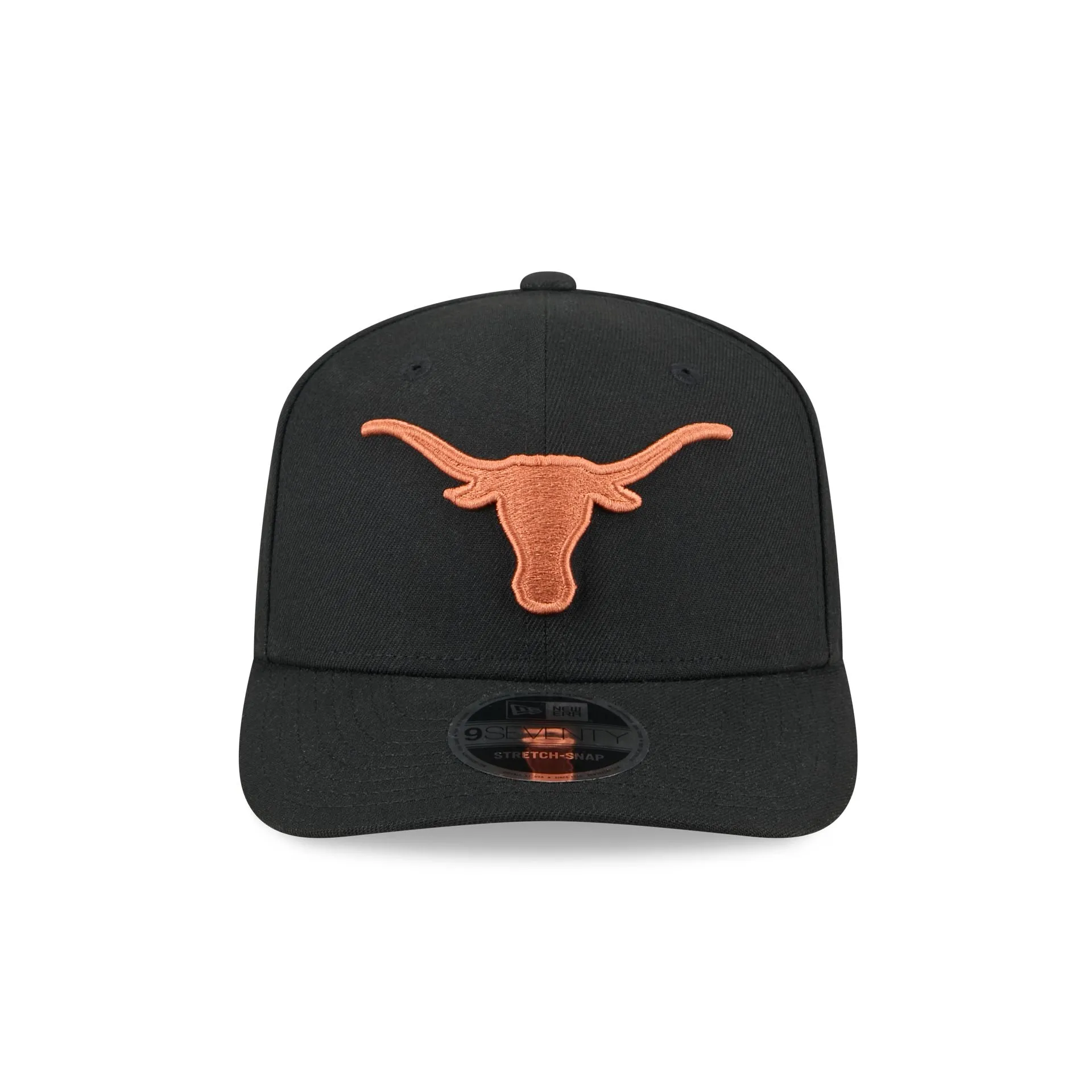 Texas Longhorns Basic Black 9SEVENTY Stretch-Snap Hat sold by New Era product image thumbnail 2