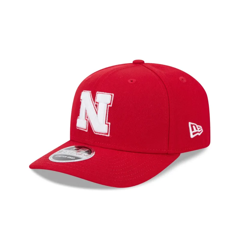 Nebraska Cornhuskers Basic 9SEVENTY Stretch-Snap Hat sold by New Era