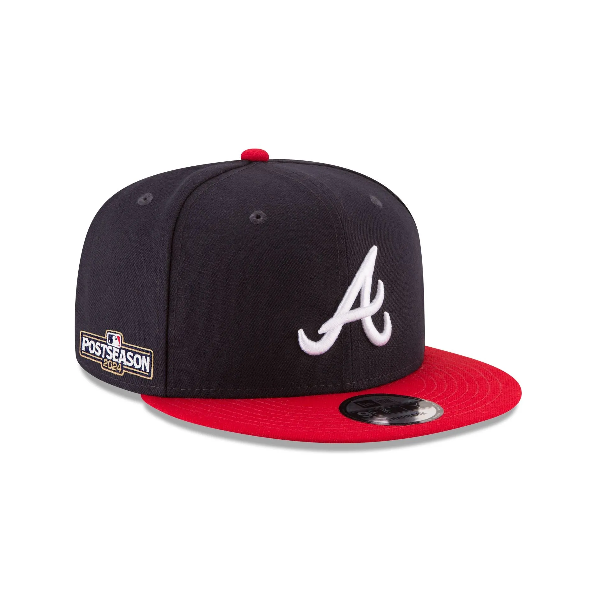 Atlanta Braves 2024 Post Season Side Patch 9FIFTY Snapback Hat sold by New Era