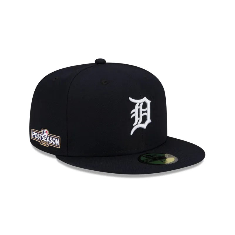 Detroit Tigers 2024 Post Season Side Patch 59FIFTY Fitted Hat sold by New Era