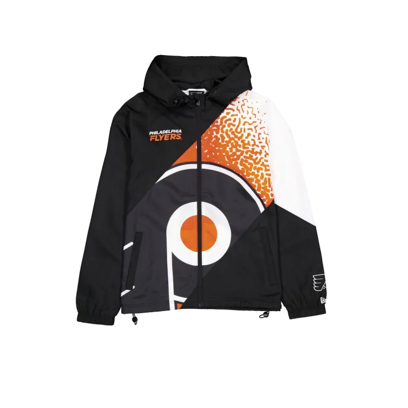 Philadelphia Flyers Sport Classics Color Block Windbreaker sold by New Era