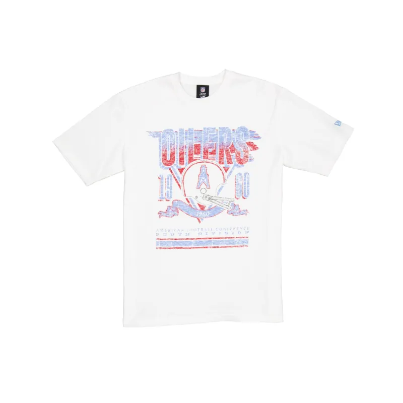 Oilers Sport Classics Distressed T-Shirt sold by New Era