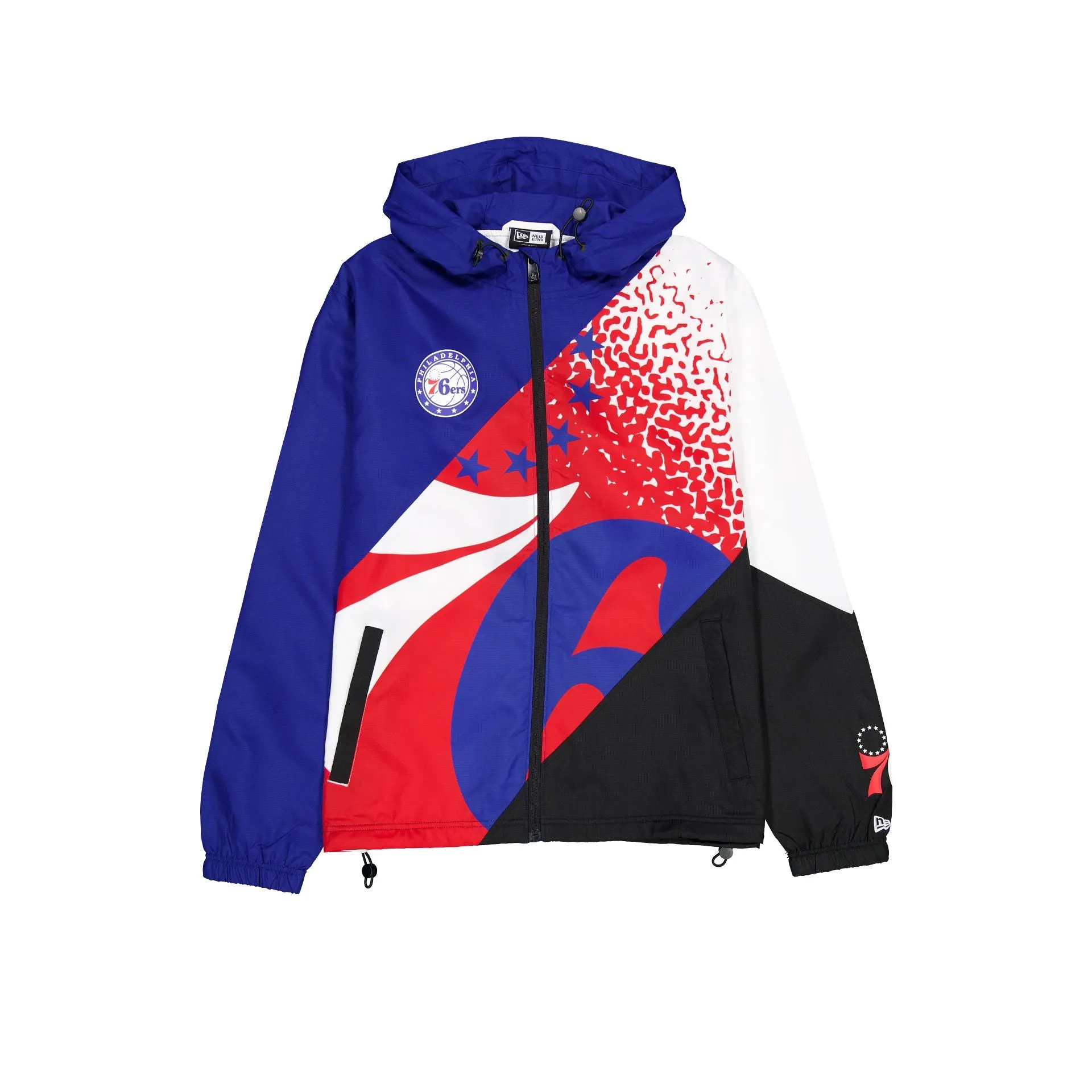 Philadelphia 76ers Sport Classics Color Block Windbreaker sold by New Era