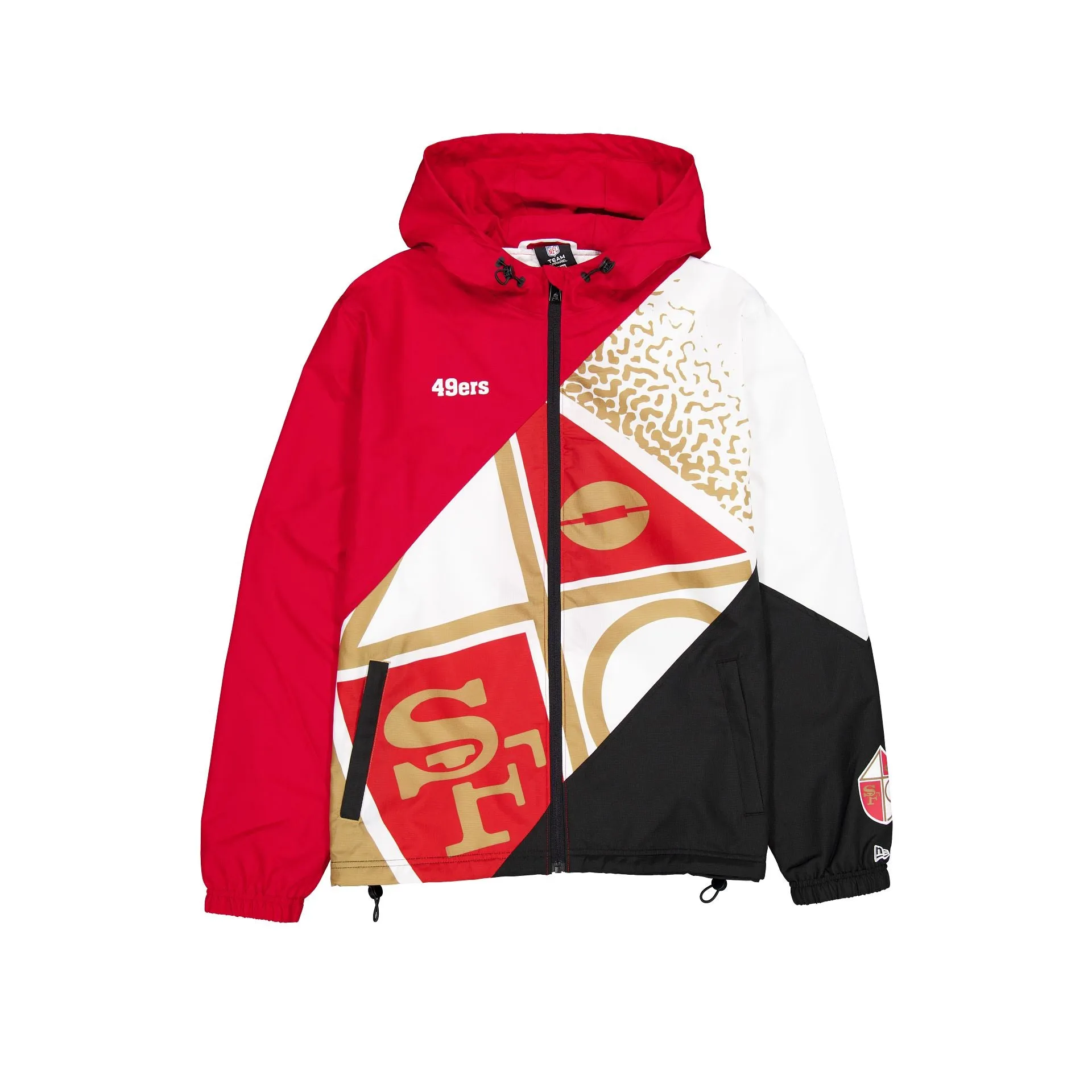 San Francisco 49ers Sport Classics Color Block Windbreaker sold by New Era