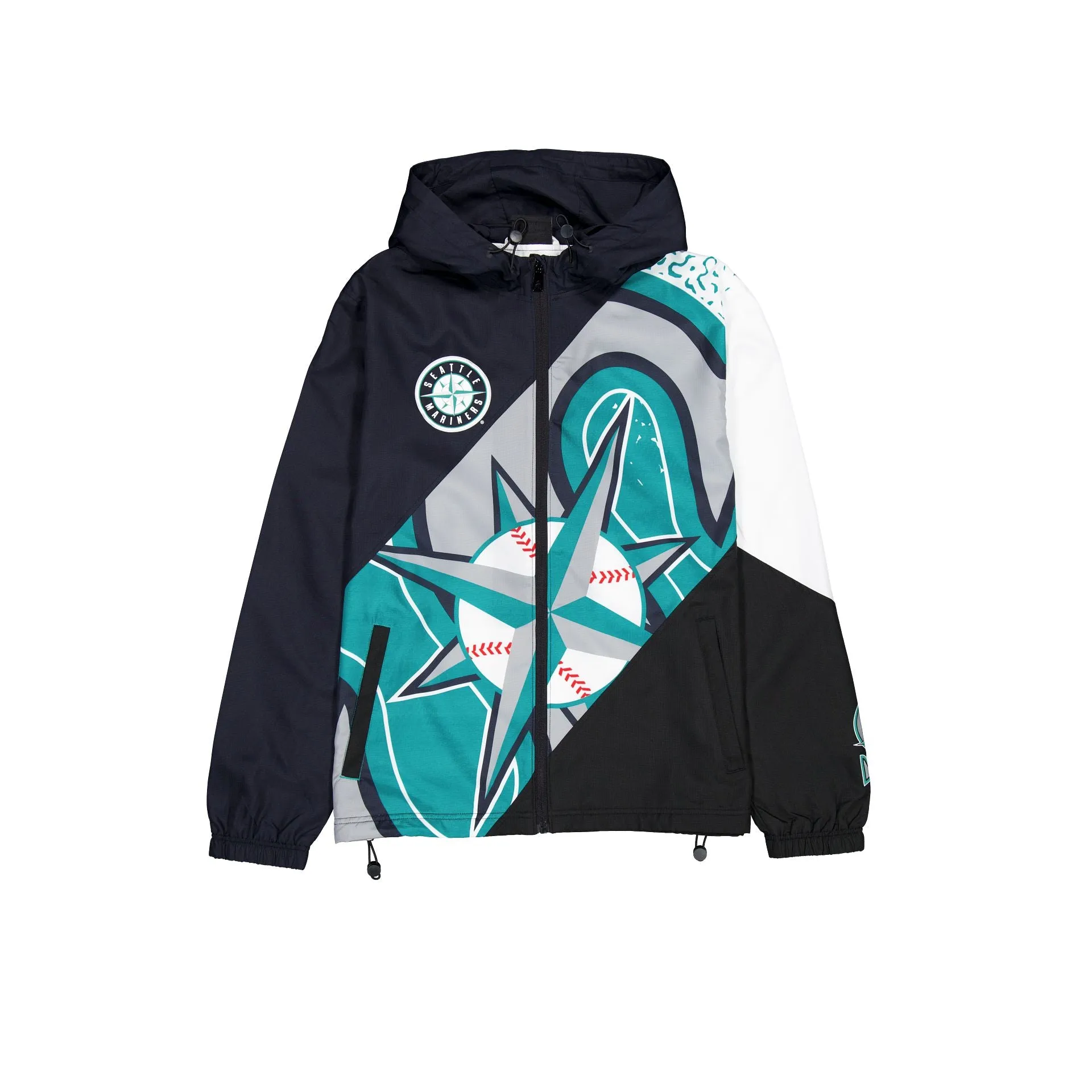 Seattle Mariners Sport Classics Color Block Windbreaker sold by New Era