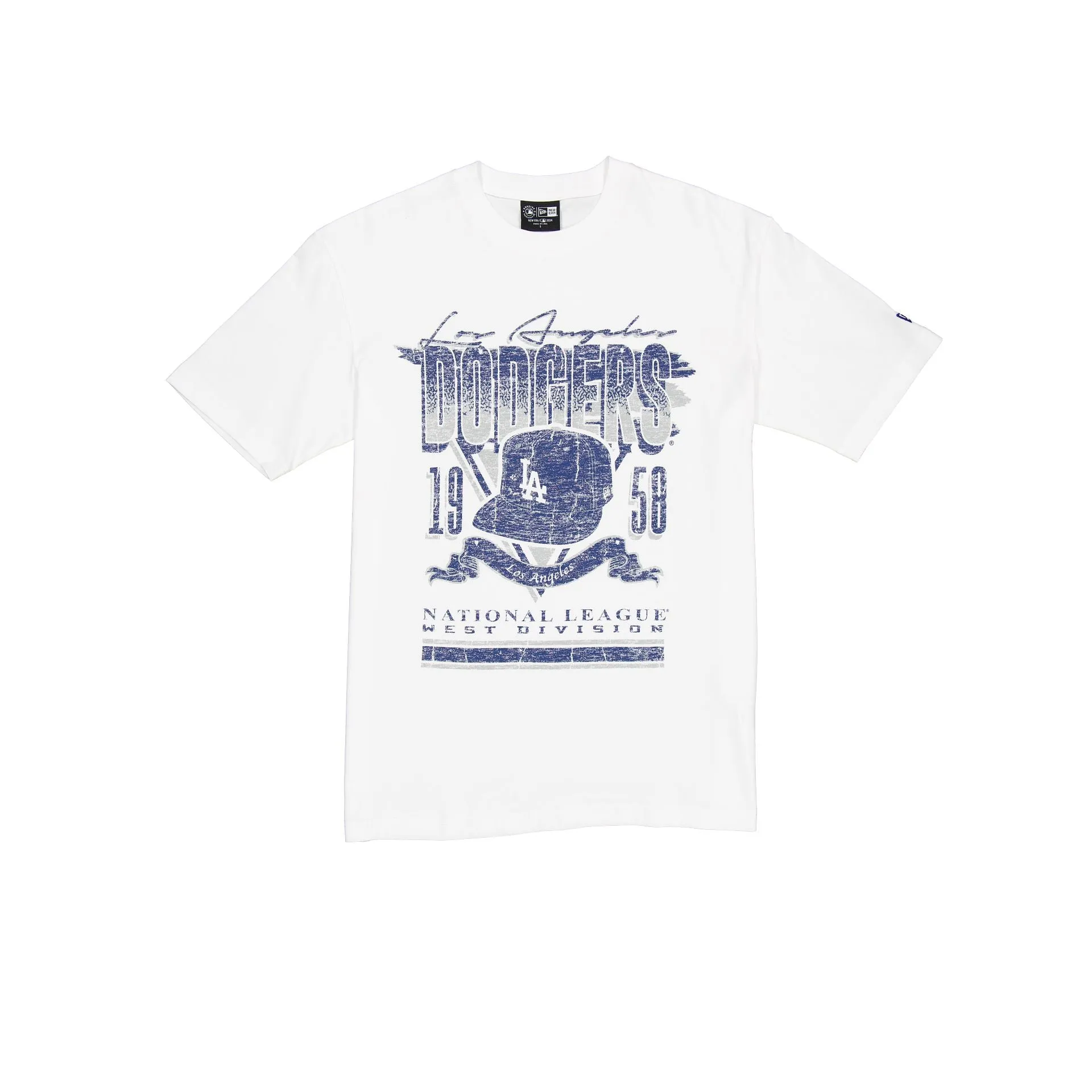 Los Angeles Dodgers Sport Classics Distressed T-Shirt sold by New Era