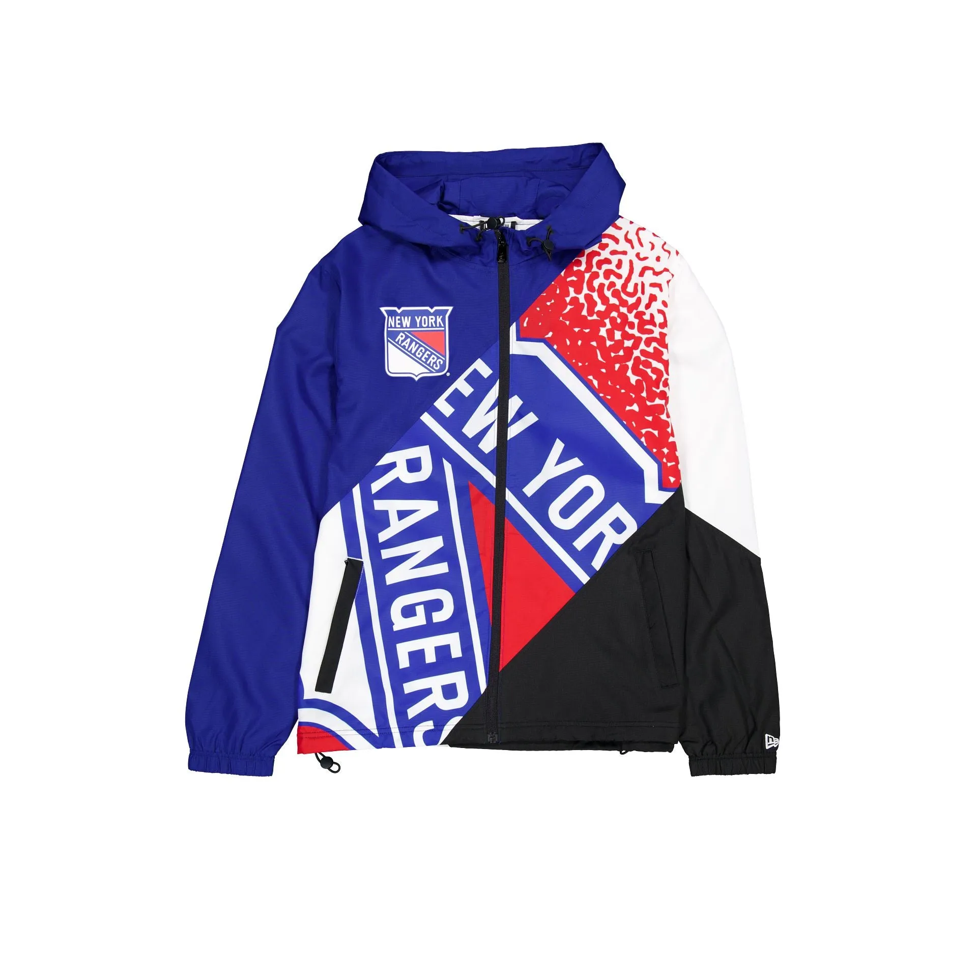 New York Rangers Sport Classics Color Block Windbreaker sold by New Era