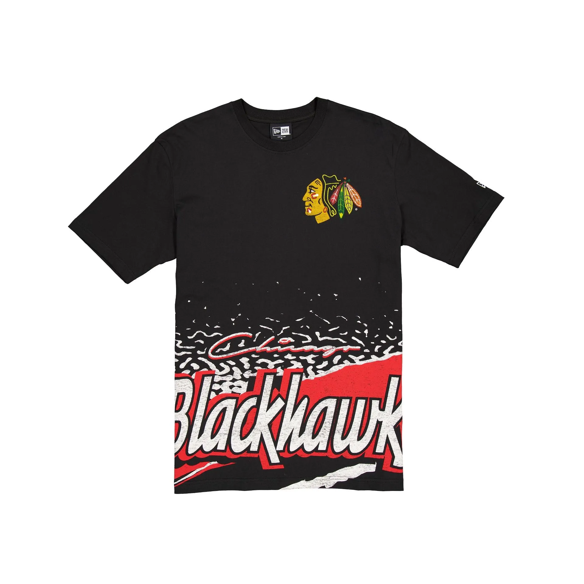 Chicago Blackhawks Sport Classics Black T-Shirt sold by New Era