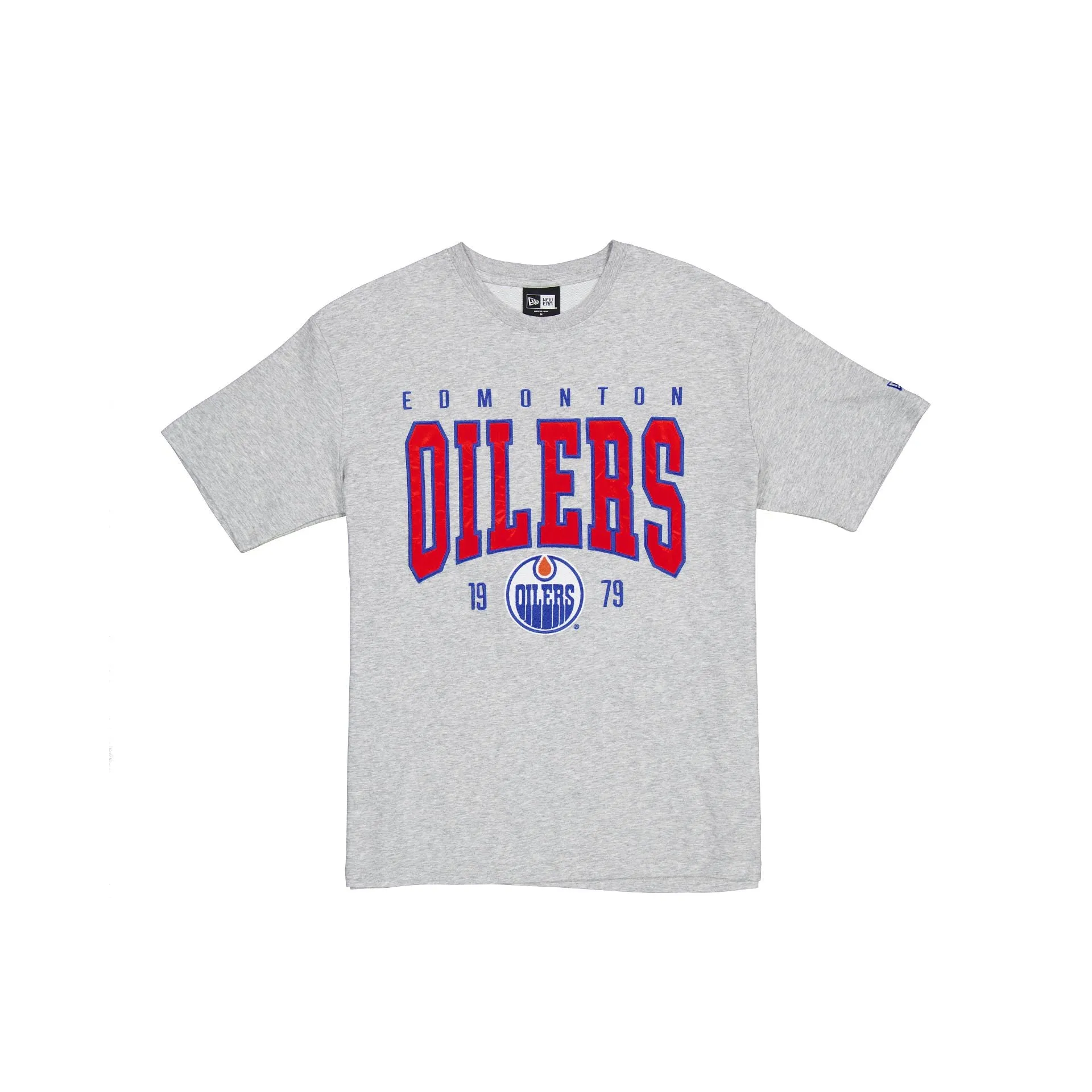 Edmonton Oilers Sport Classics Gray T-Shirt sold by New Era