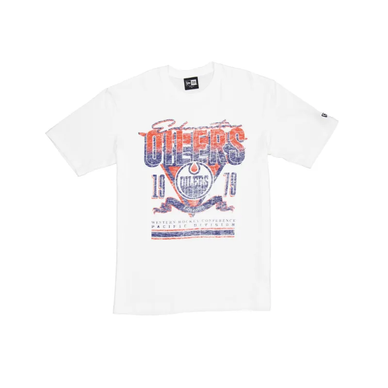 Edmonton Oilers Sport Classics Distressed T-Shirt sold by New Era