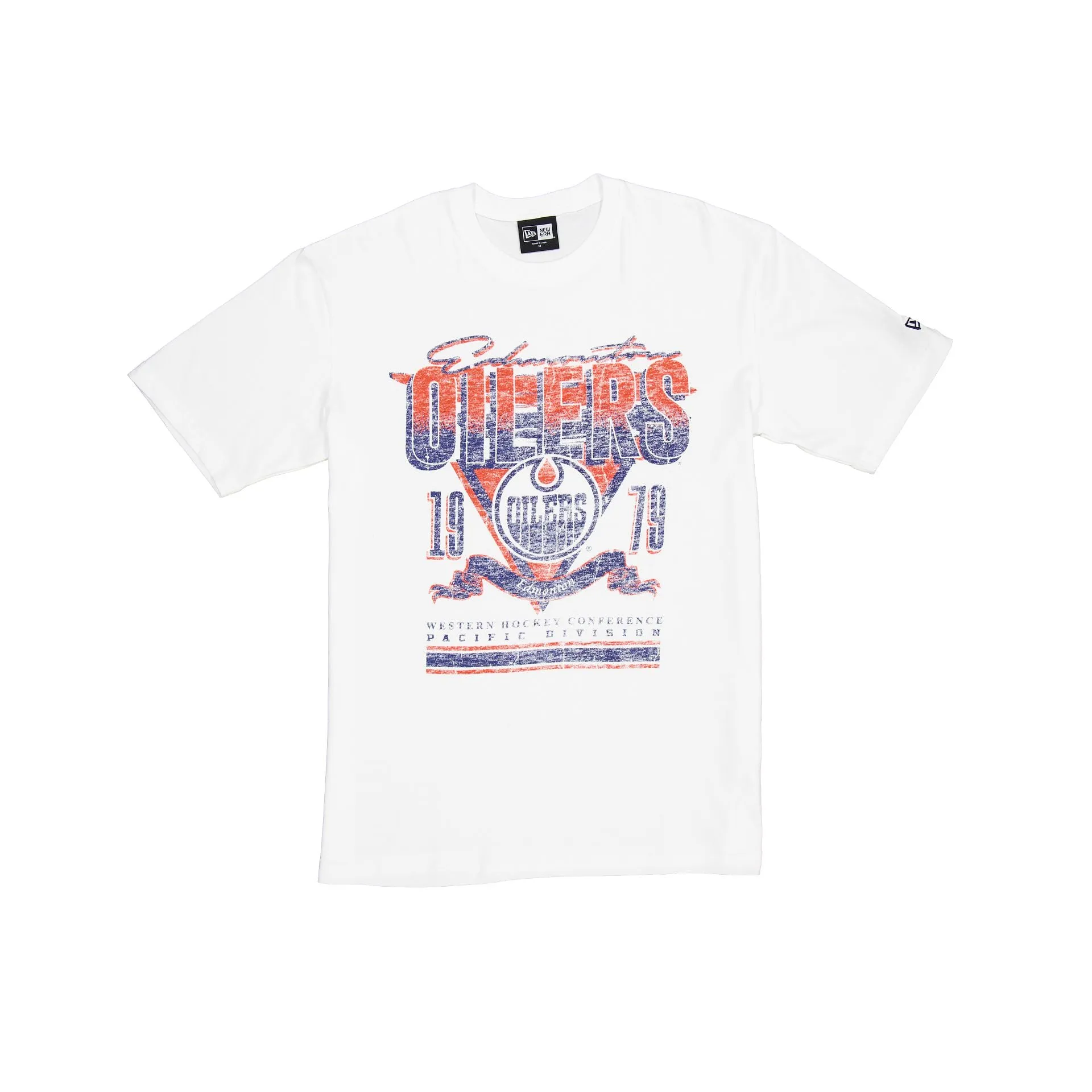 Edmonton Oilers Sport Classics Distressed T-Shirt sold by New Era